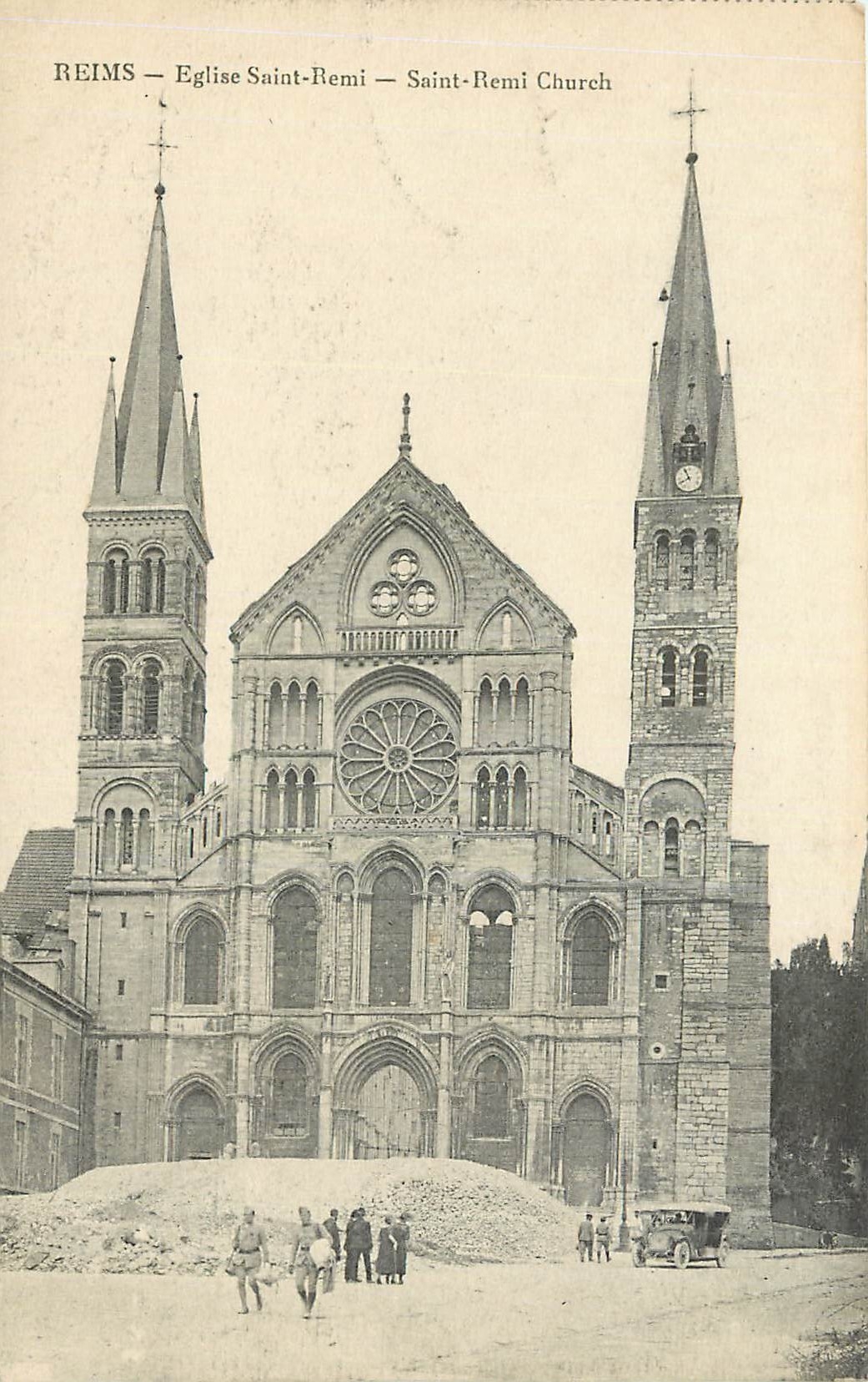 CPA Reims Eglise Saint Remi 