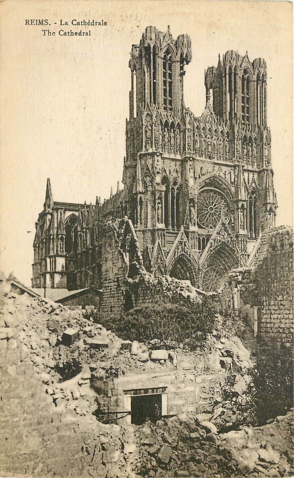 CPA Reims la Cathedrale 