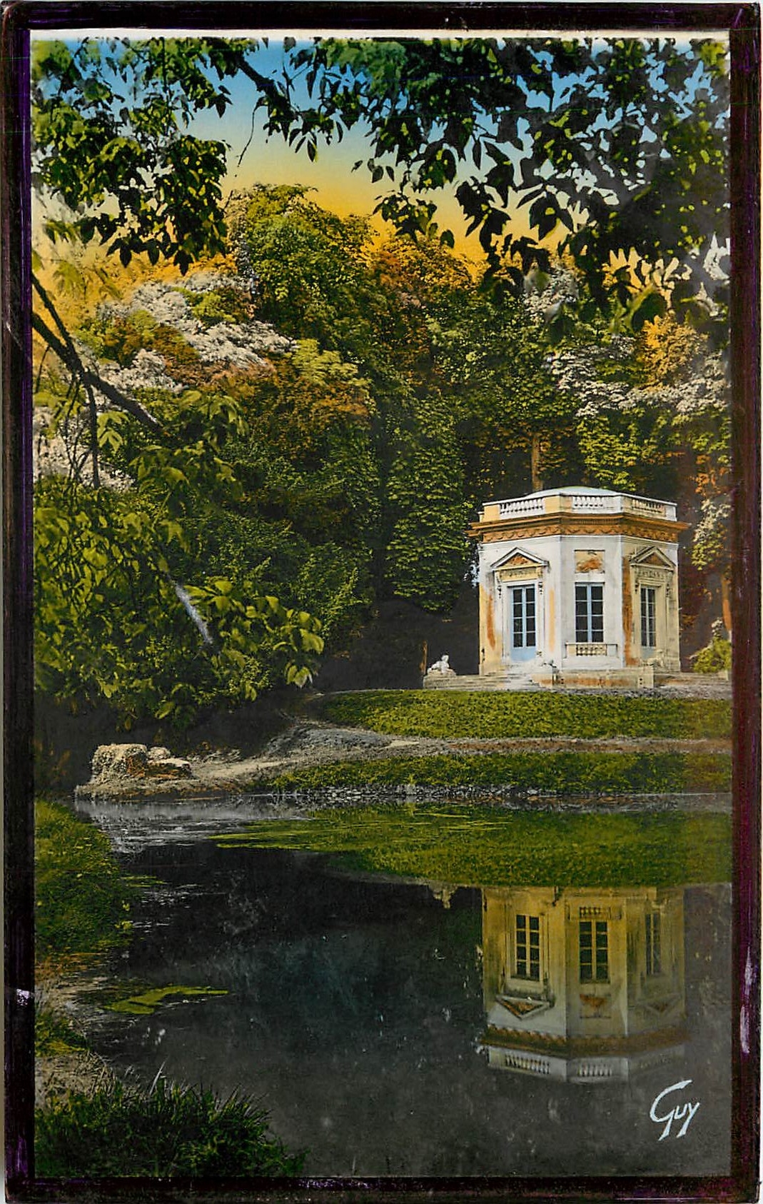 CPA Versailles pitet Trianon Pavillon de la Musique