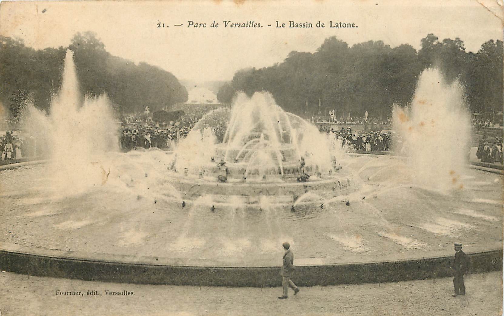CPA Parc de Versailles le Bassin de Latone