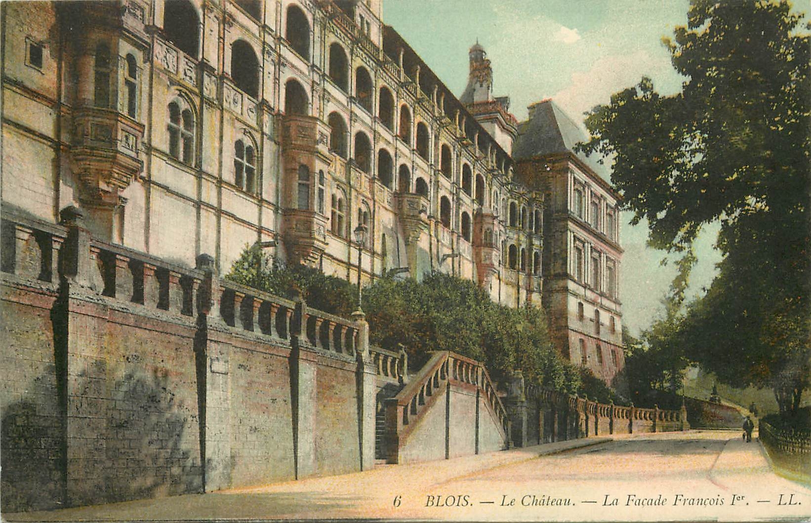 CPA Blois le Chateau la Facade Francois Ier 