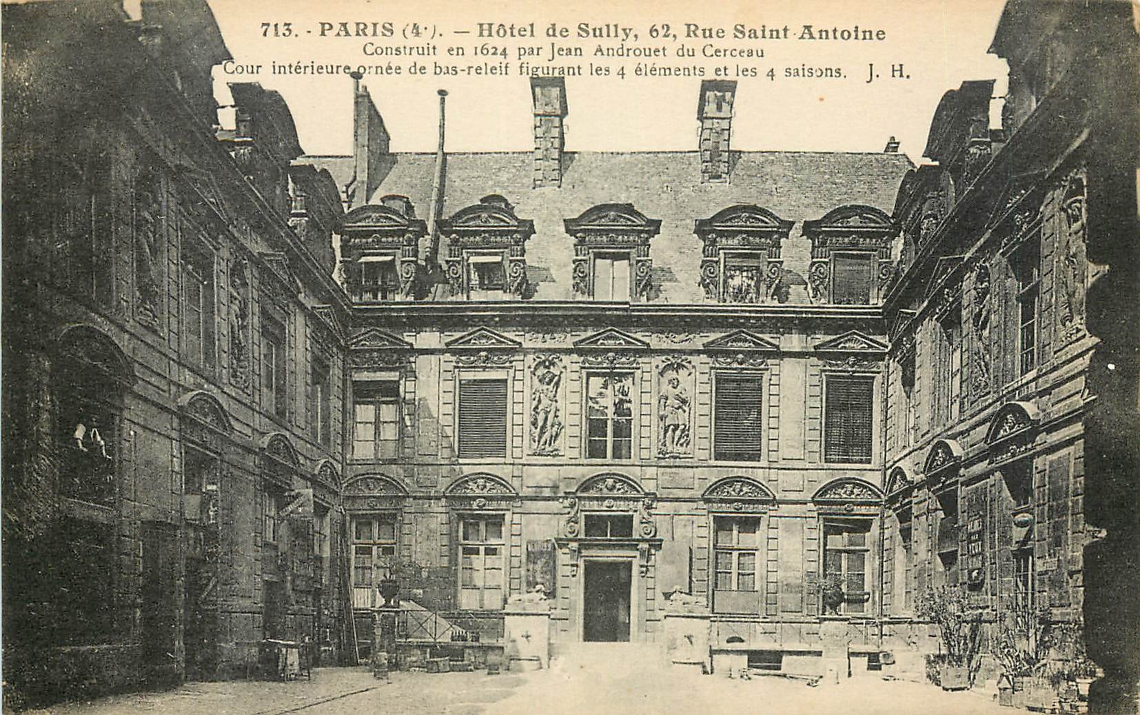 CPA Paris Hotel de Sully 26 Rue Saint Antoine