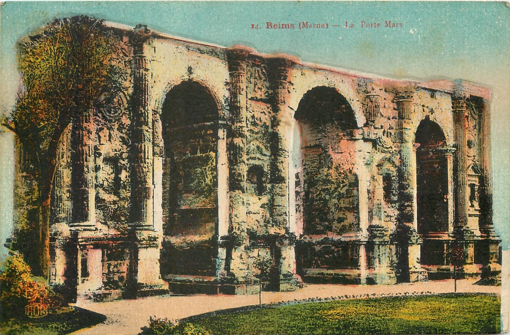 CPA Reims Marne la Porte Mars 