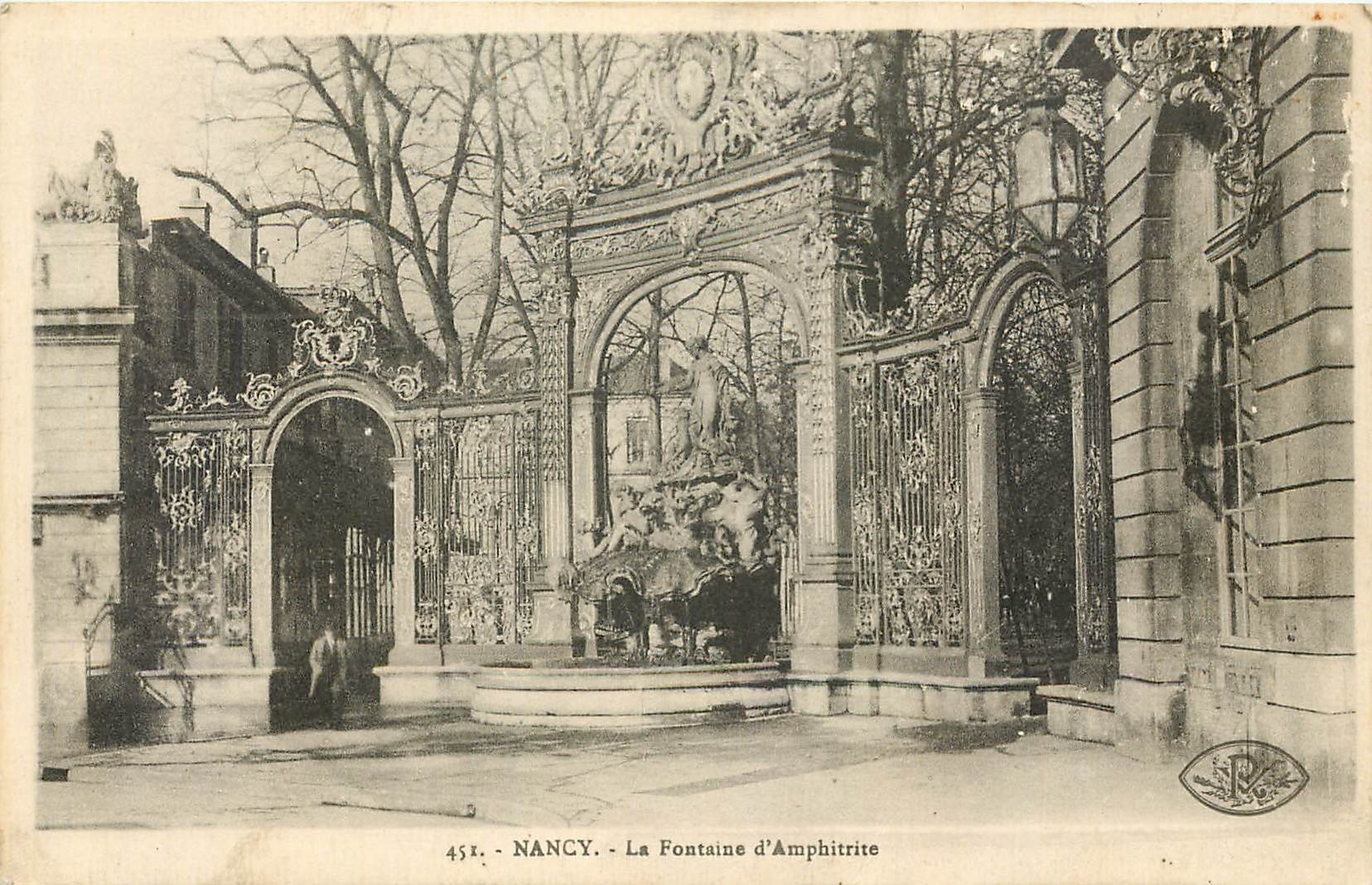 CPA Nancy la Fontaine d'Amphitrite 
