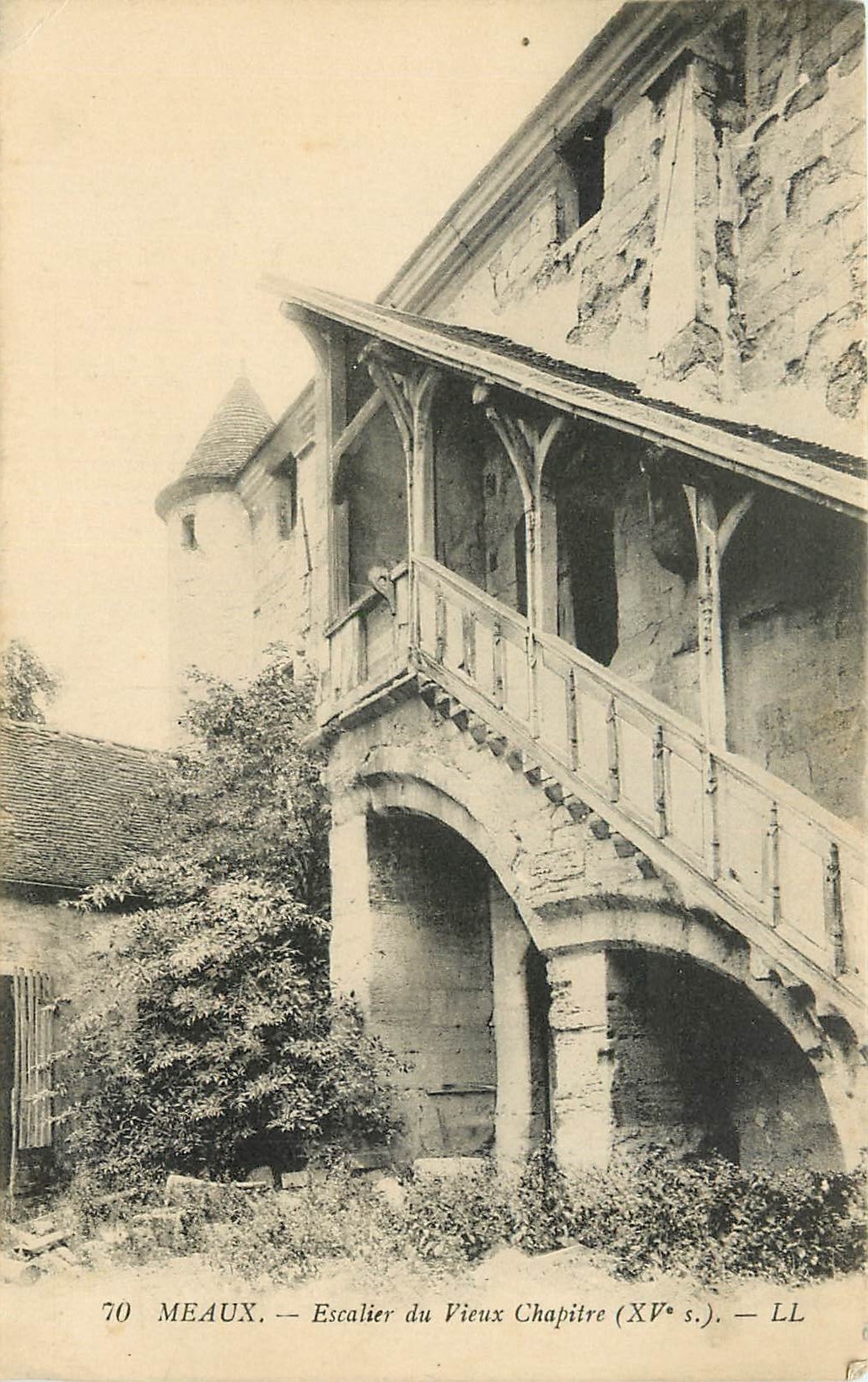 CPA Meaux Escalier du Vieux Chapitre XV S 