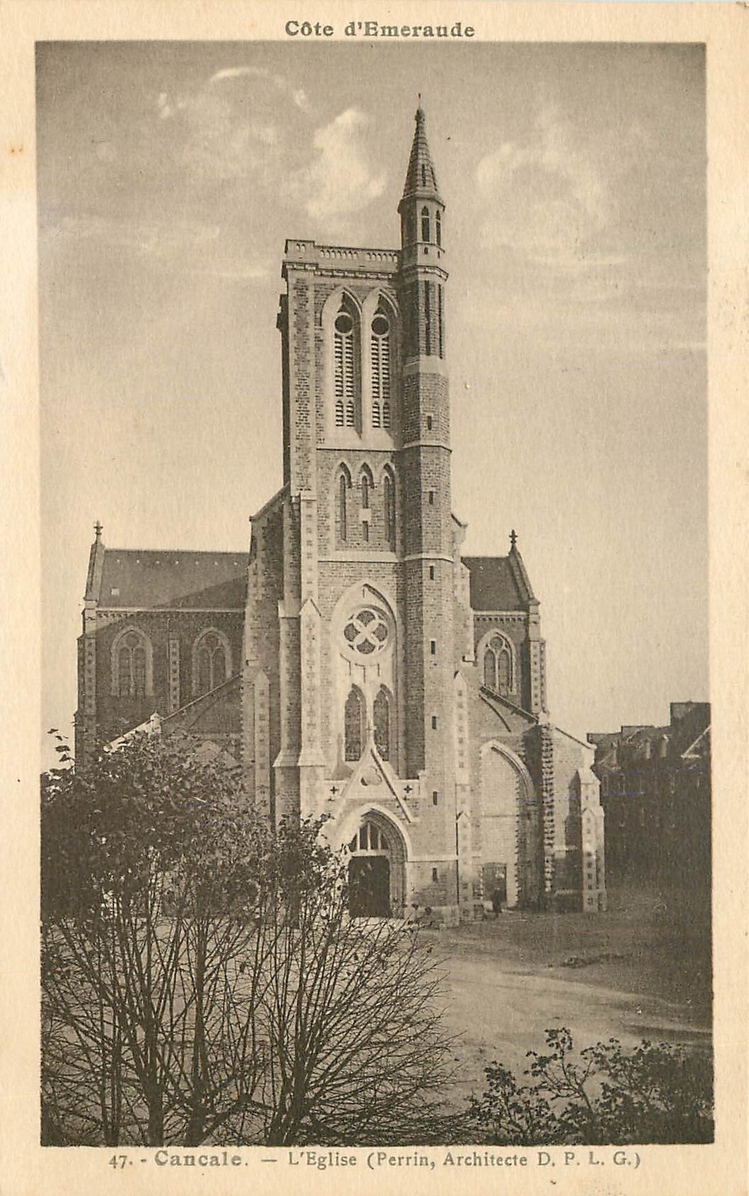 CPA Cote d'Emeraude l'Eglise Cancale