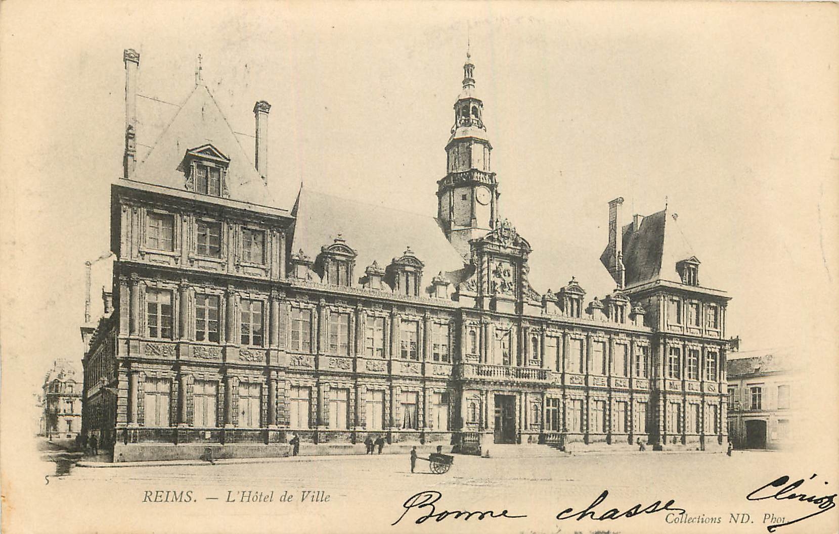 CPA Reims l'Hotel de Ville 