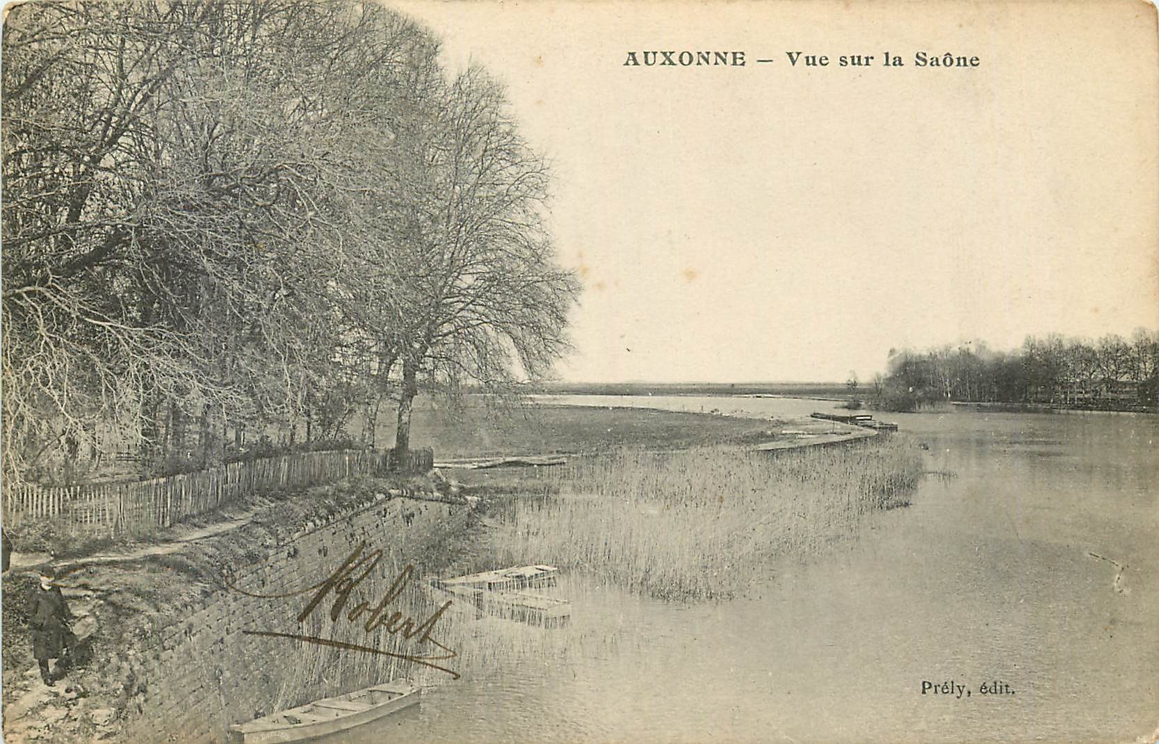 CPA Auxonne Vue sur la Saone 