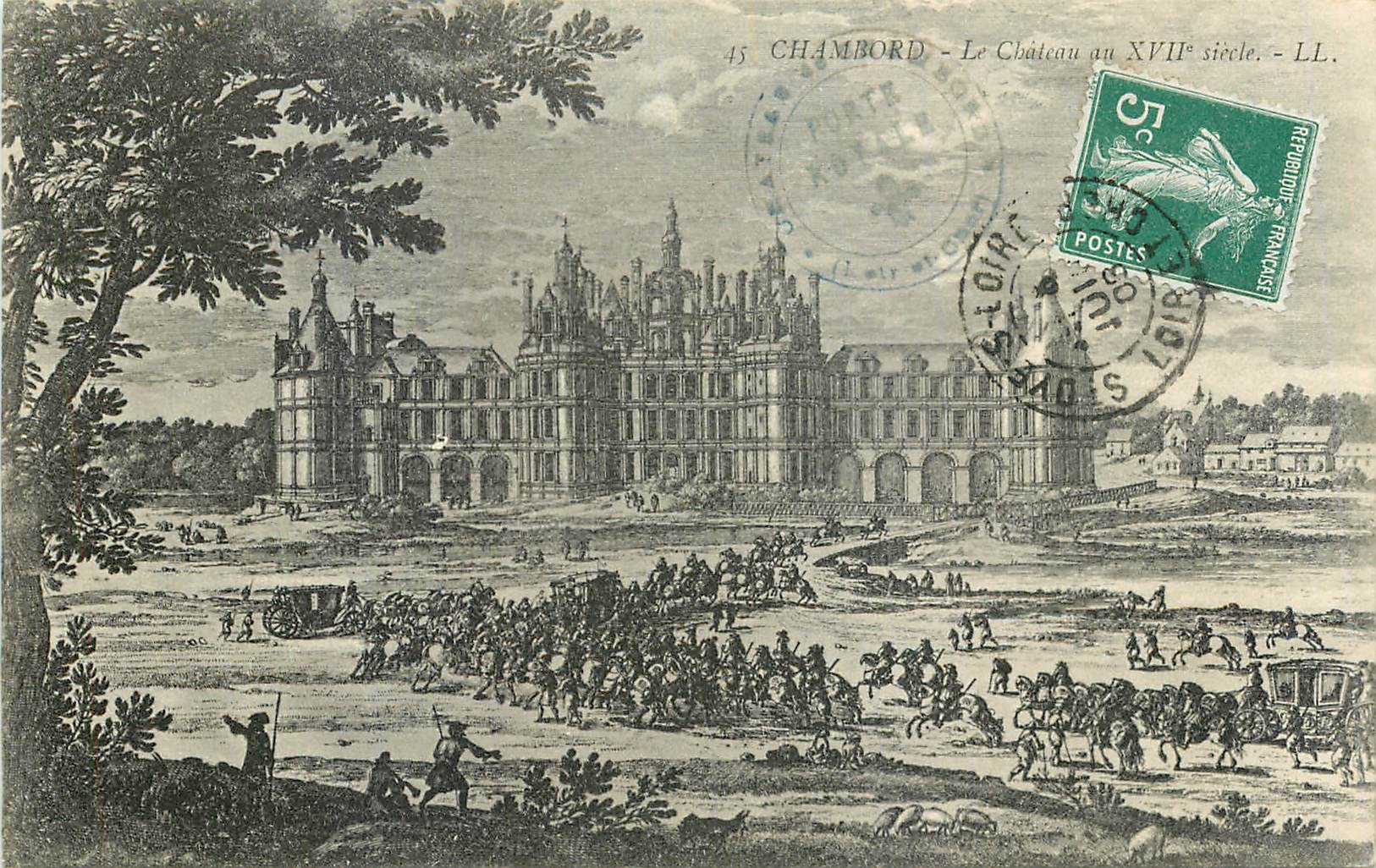 CPA Chambord Le Chateau au XVII siecle 