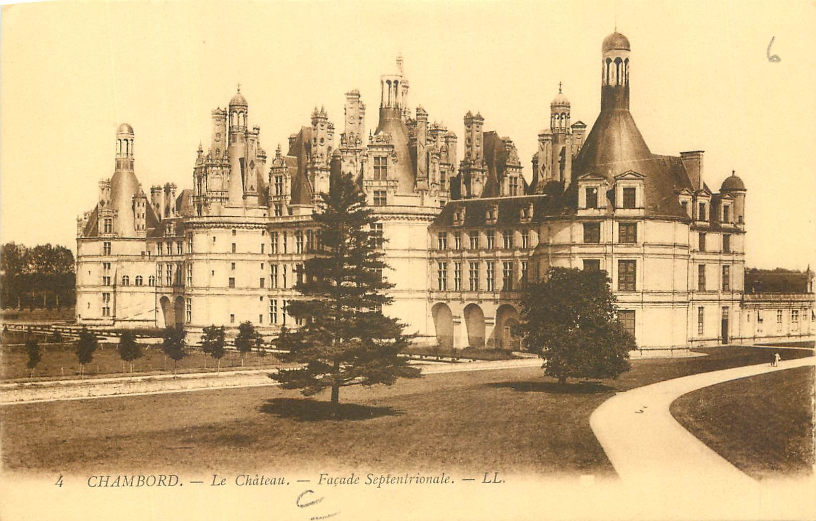 CPA Chambord le Chateau Facade Septentrionale 