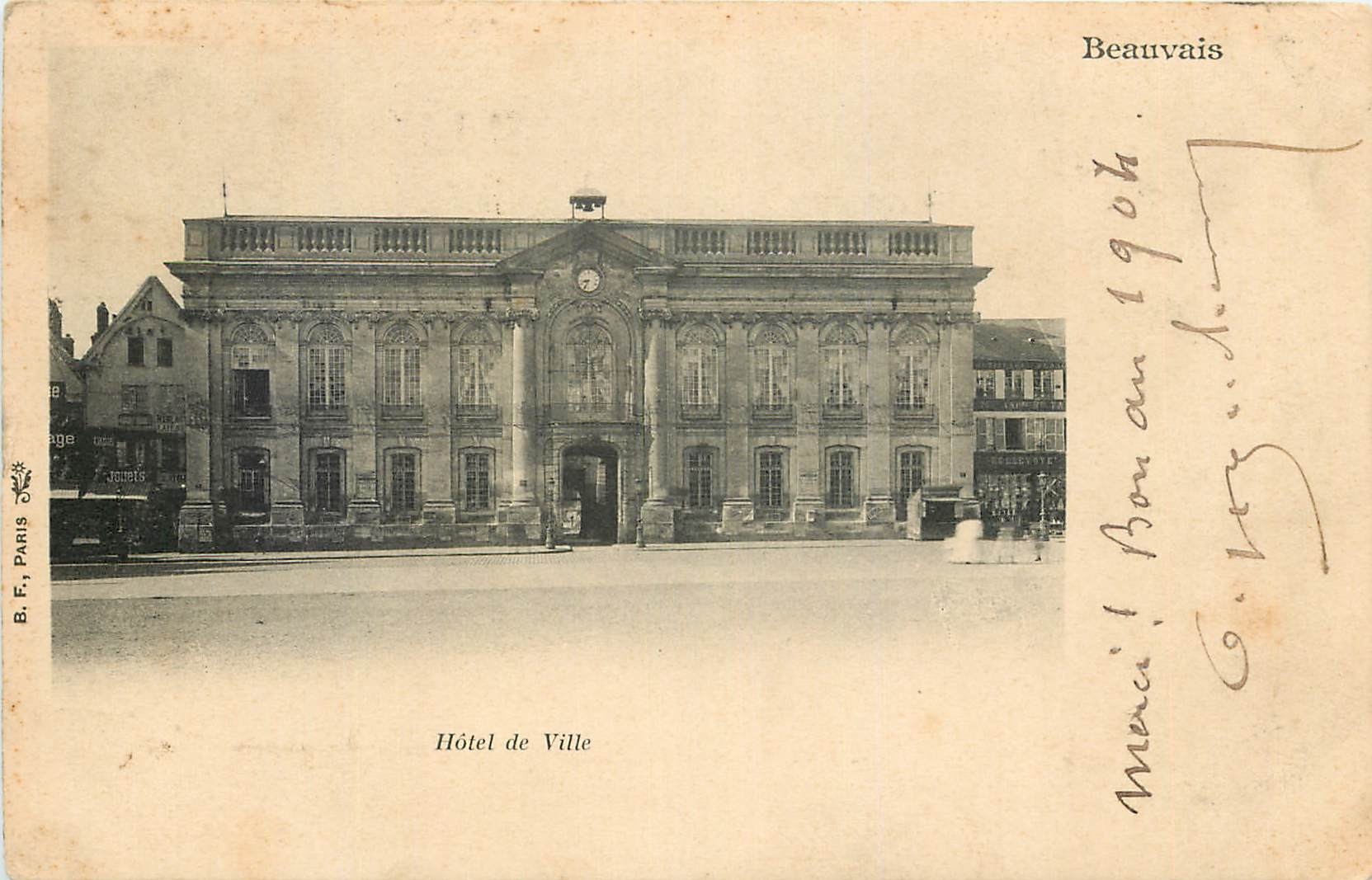 CPA Beauvais Hotel de Ville 