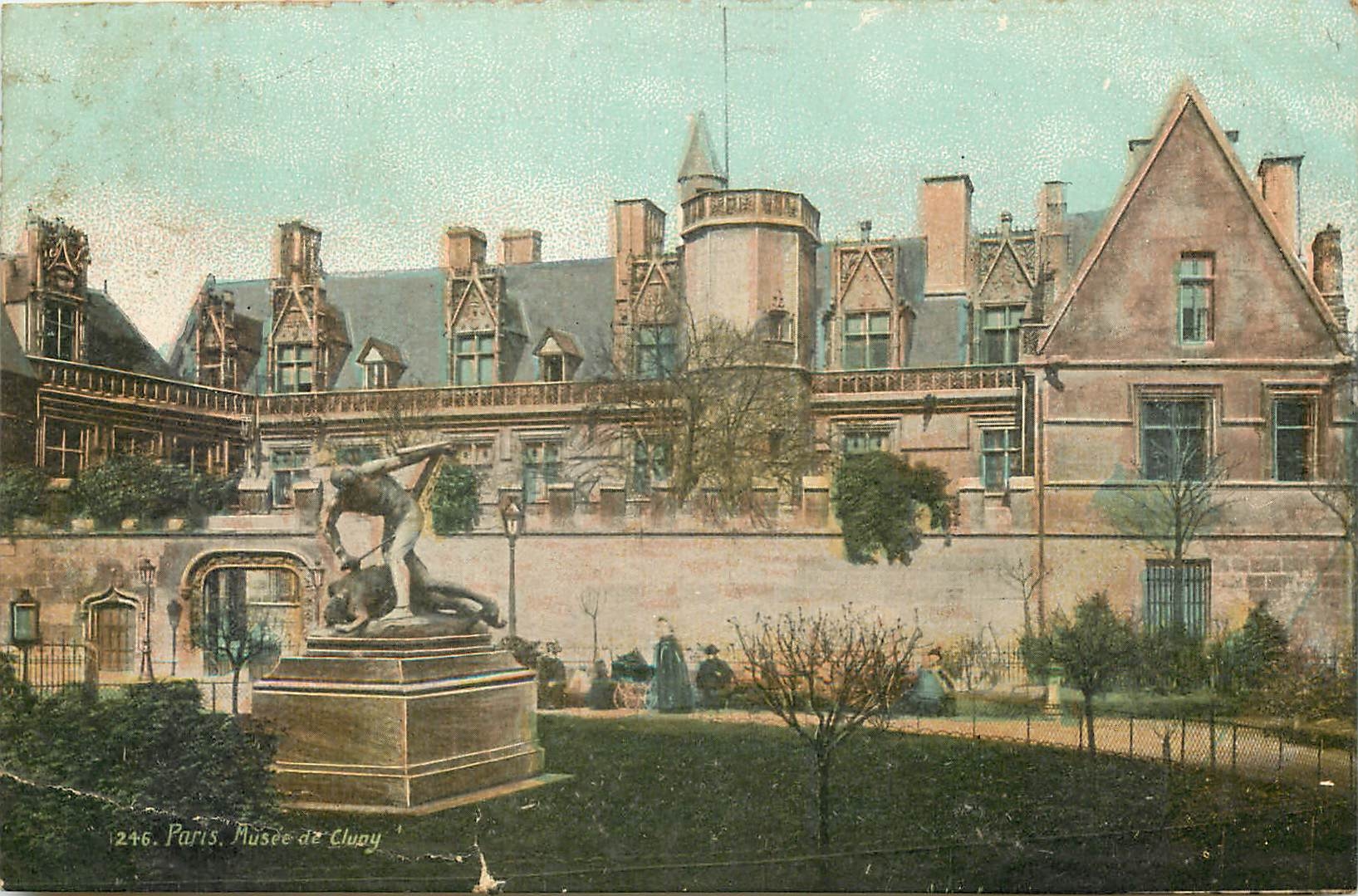 CPA Paris Musee de Cluny 