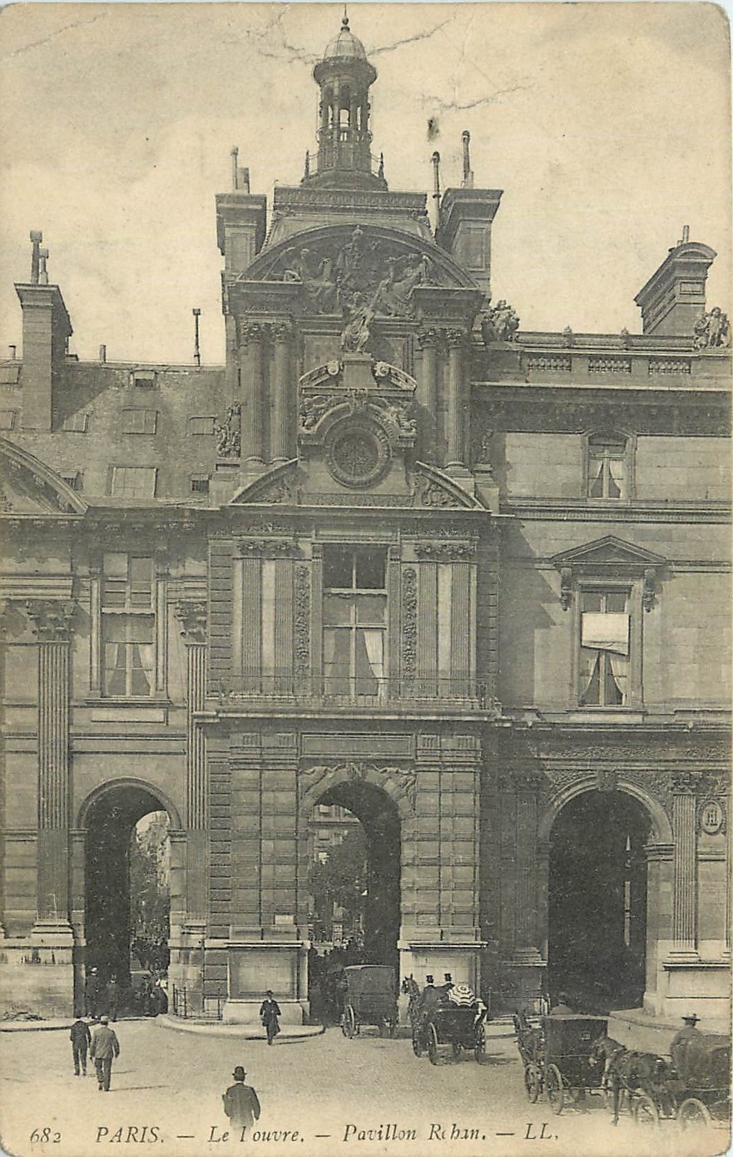 CPA Paris le Louvre Pavillon 