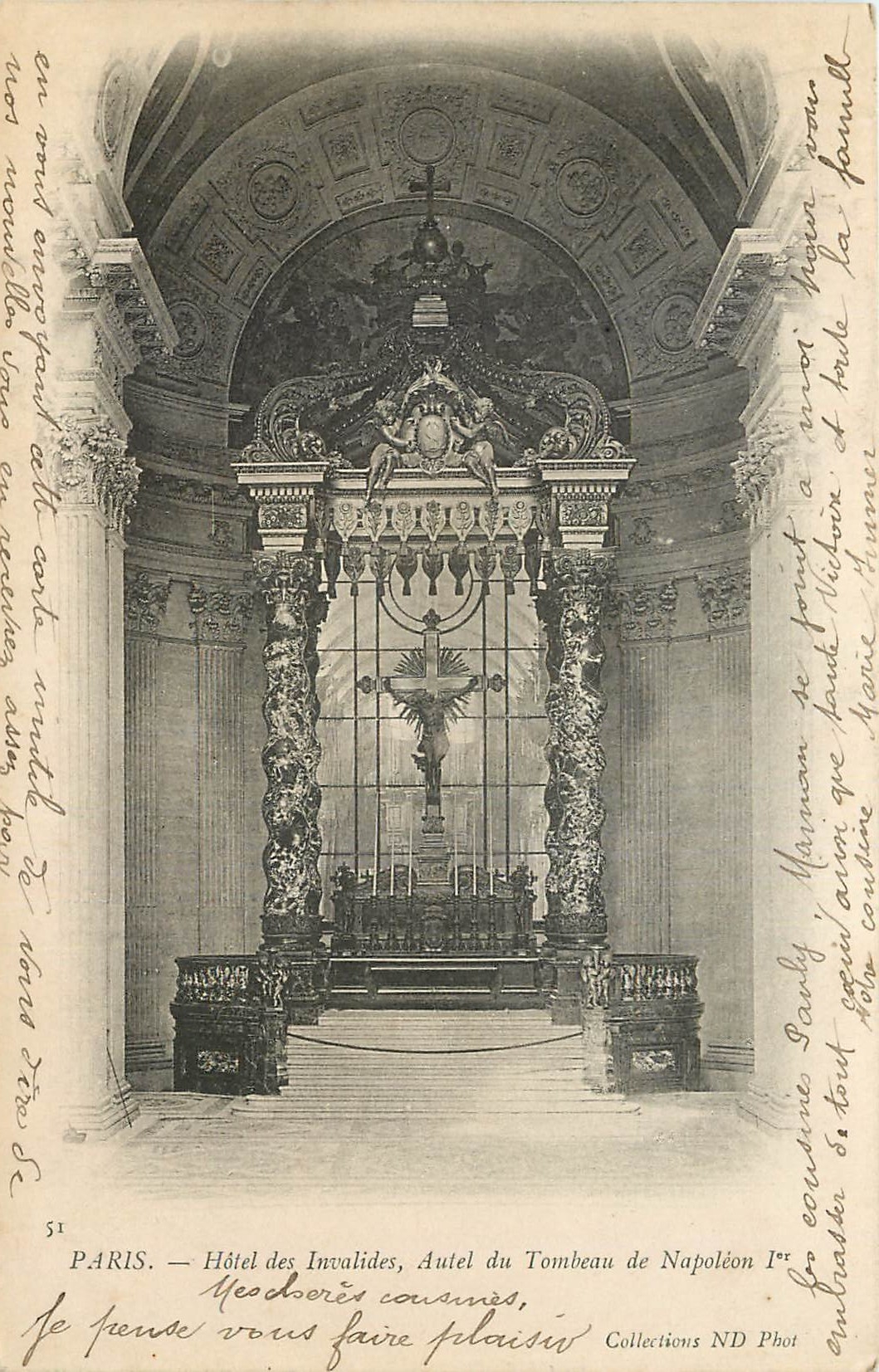 CPA Paris Hotel des Invalides Autel du Tombeau de Napoleon Ier