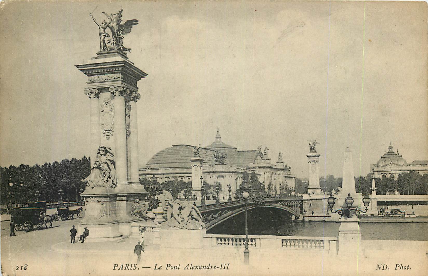 CPA Paris le Pont Alexandre III 
