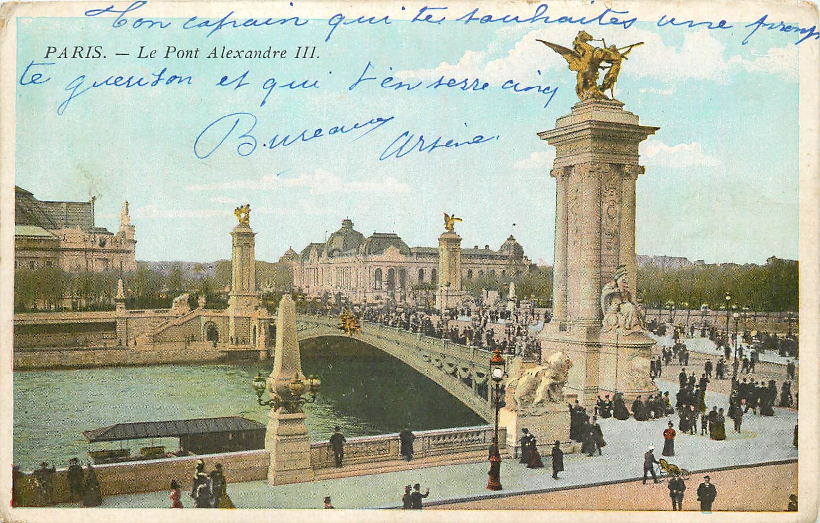 CPA Paris le Pont Alexandre III 