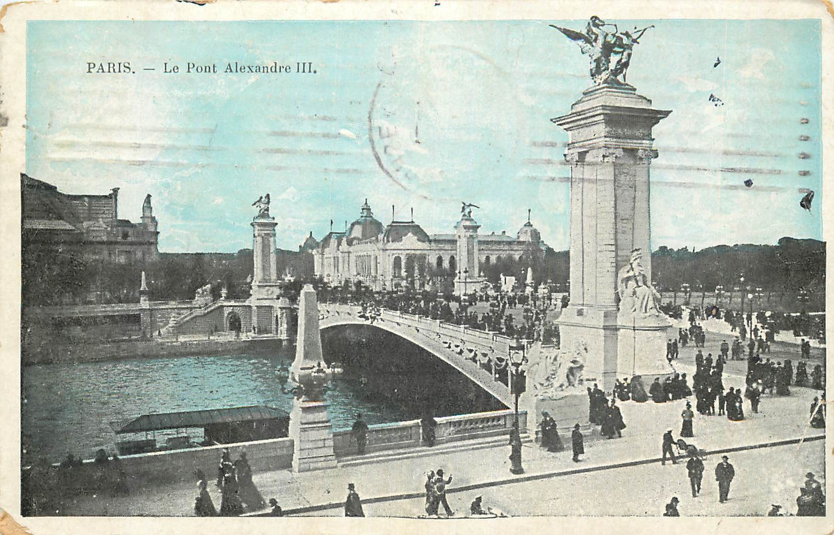 CPA Paris le Pont Alexandre III 