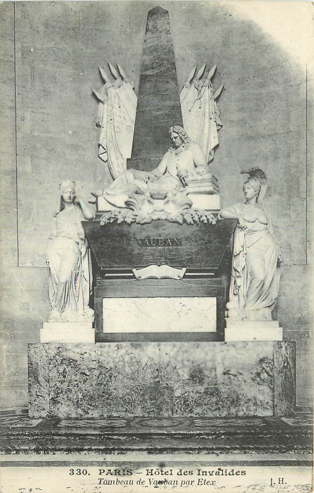 CPA Paris Hotel des Invalides Tombeau de Vayban Par Etex