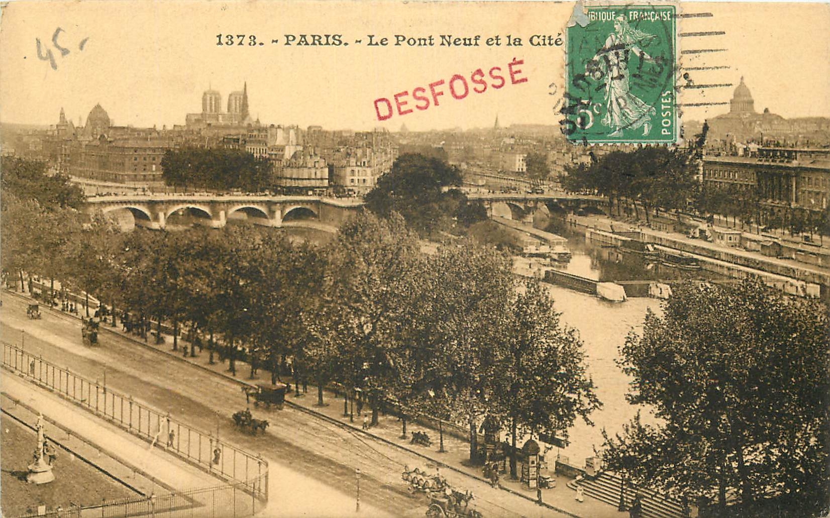CPA Paris le Pont Neuf et la Cite 