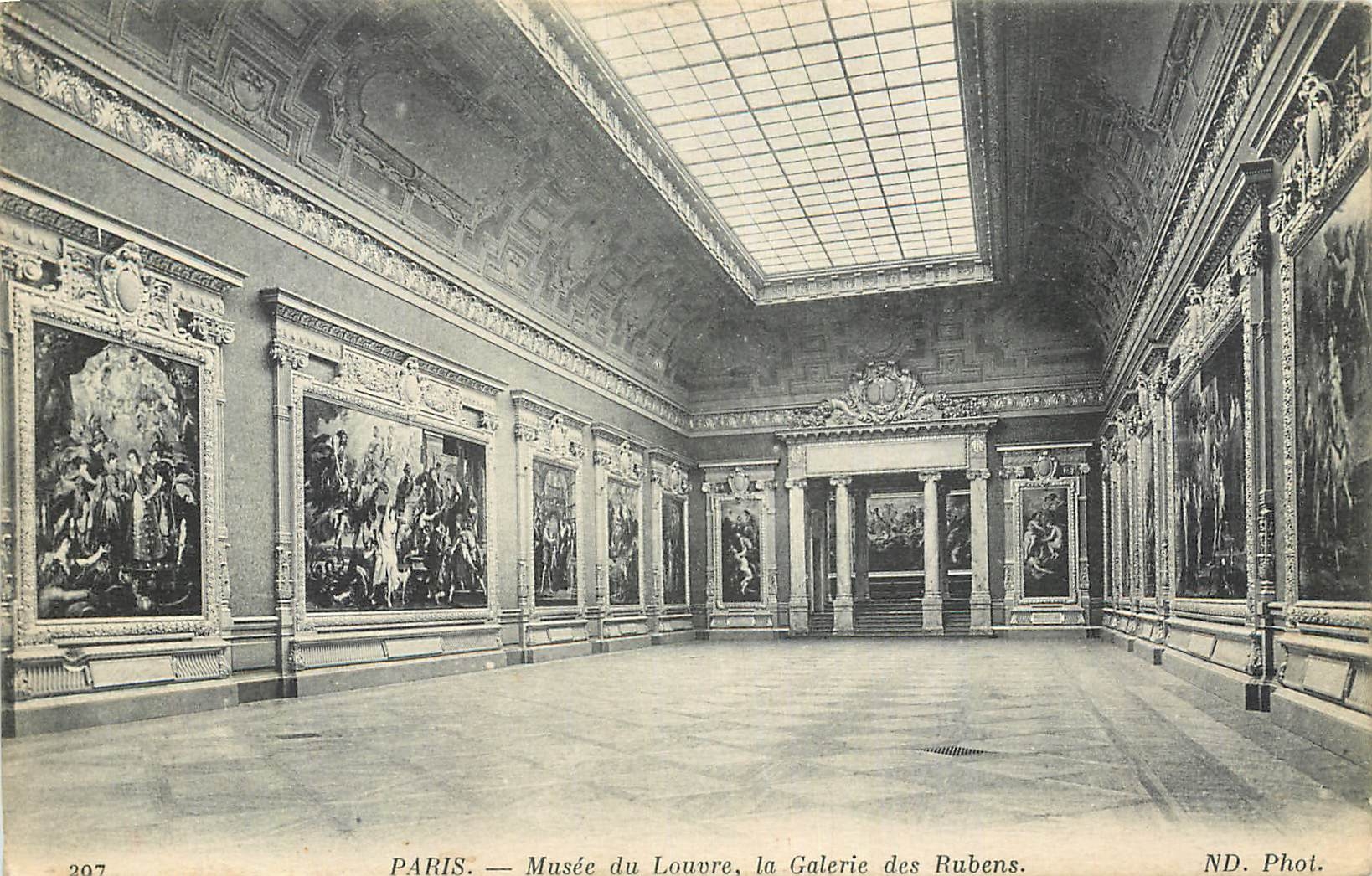 CPA Paris Musee du Louvre la Galerie des Rubens