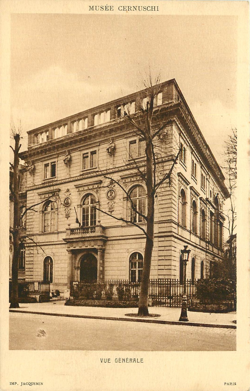 CPA Musee Cernuschi vue generale 
