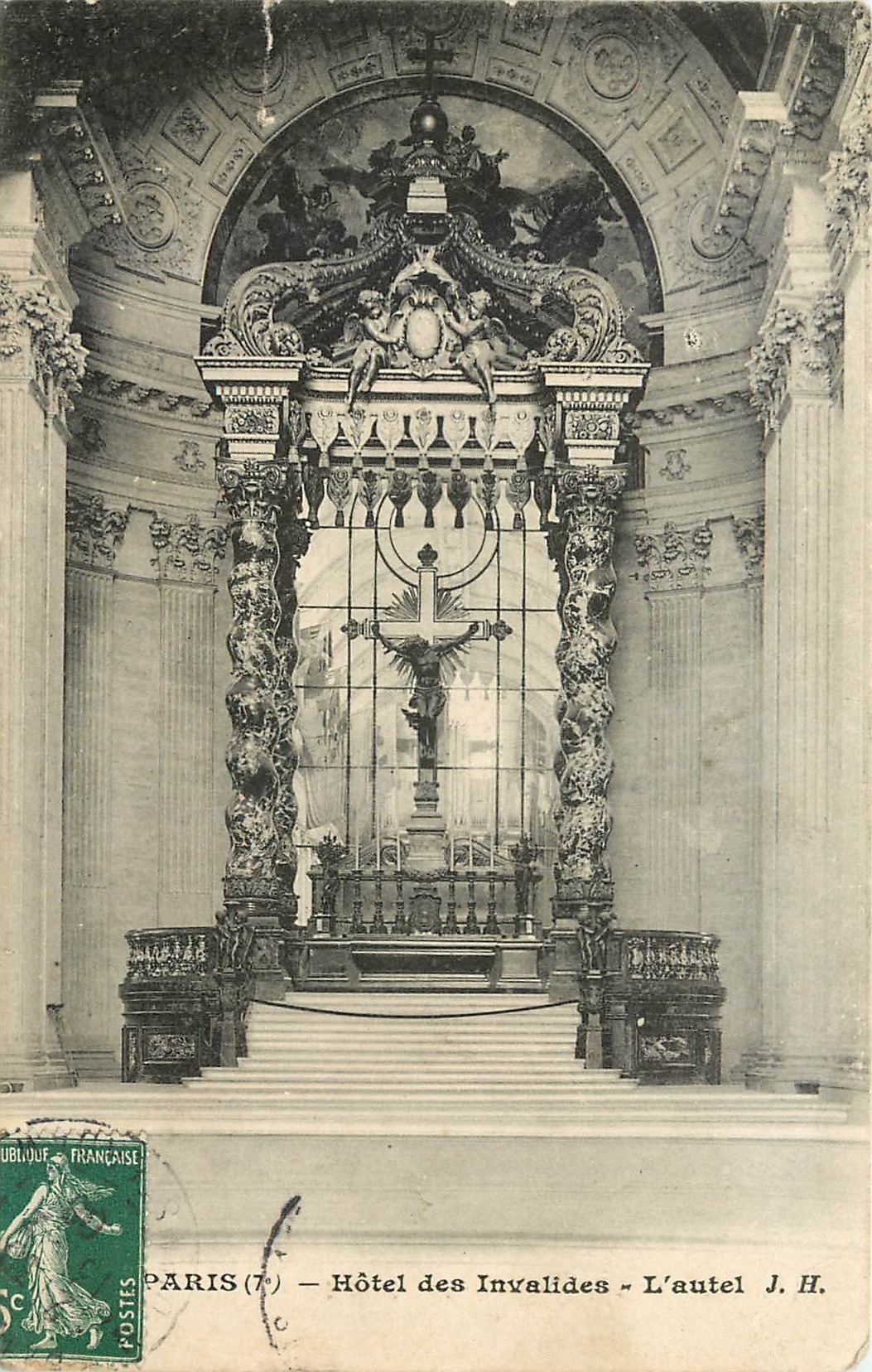 CPA Paris Hotel des Invalides l'autel