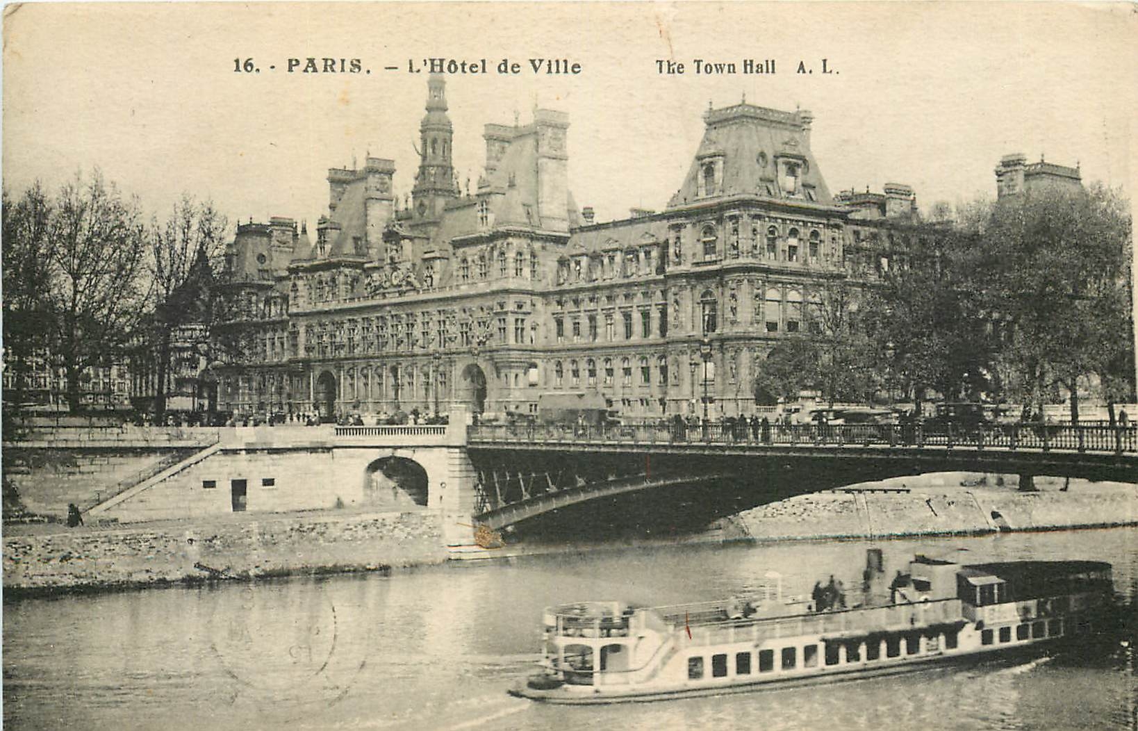 CPA Paris l'Hotel de Ville