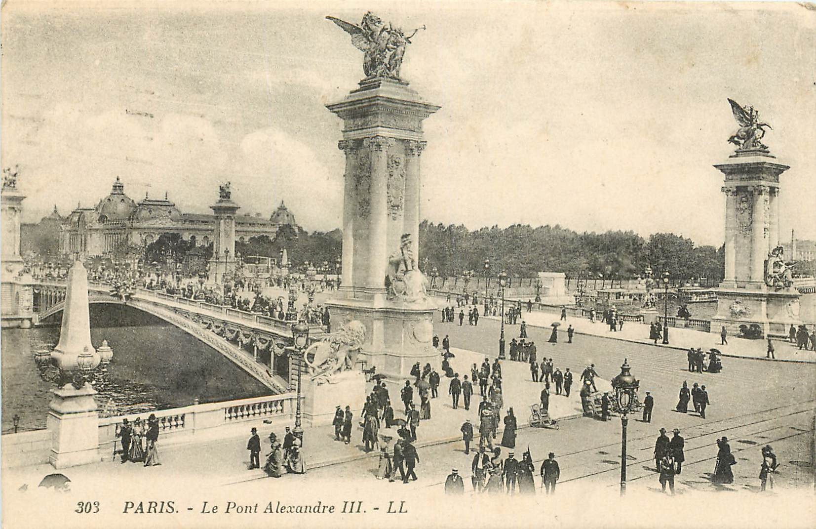 CPA Paris le Pont Alexandre III 