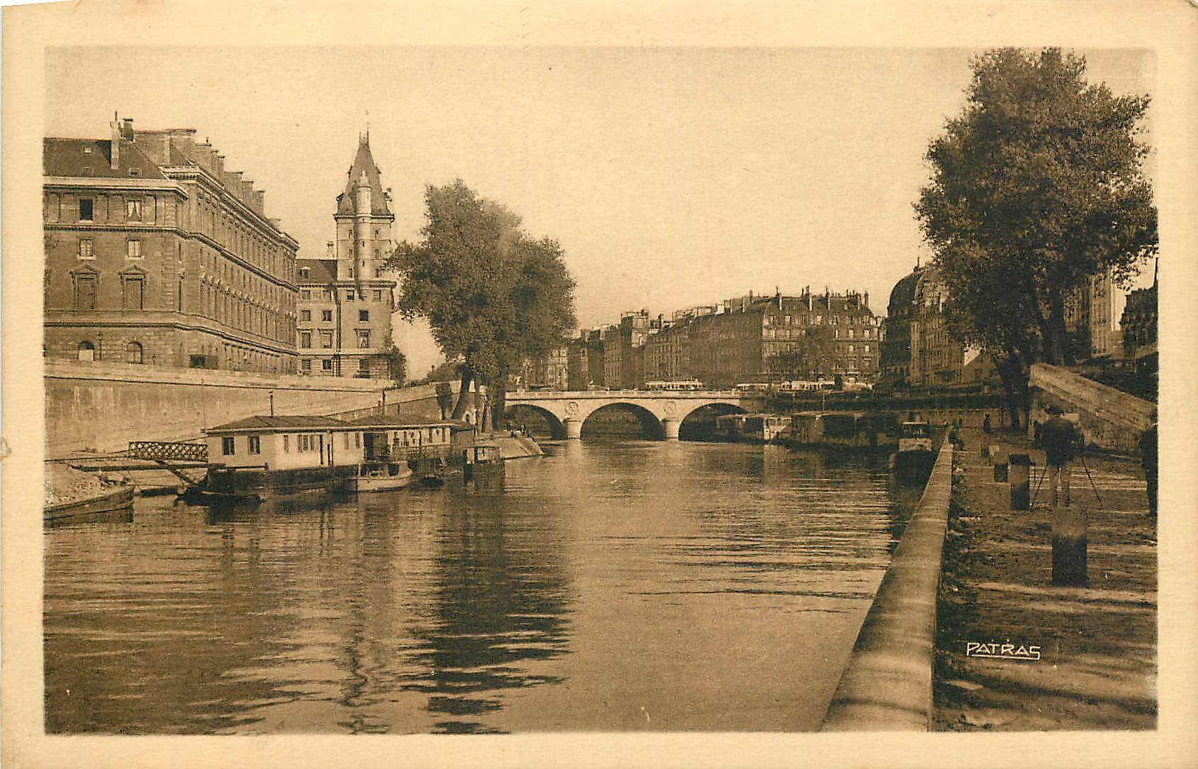 CPA Les jolis coins de Paris vers le pont Saint Michel