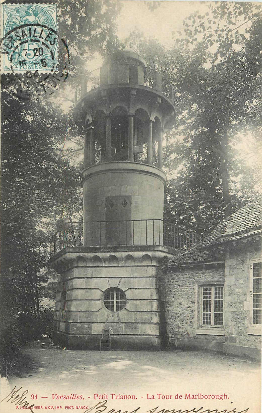 CPA Versailles Petit Trianon La Tour de Marlborough