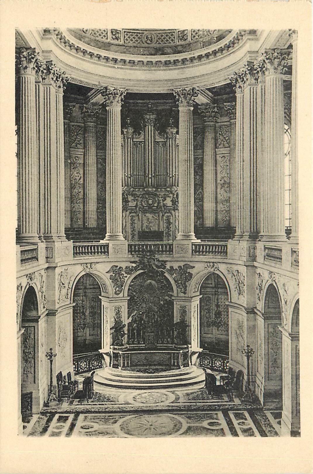 CPA Chateau de Versailles L Chapelle Orgue