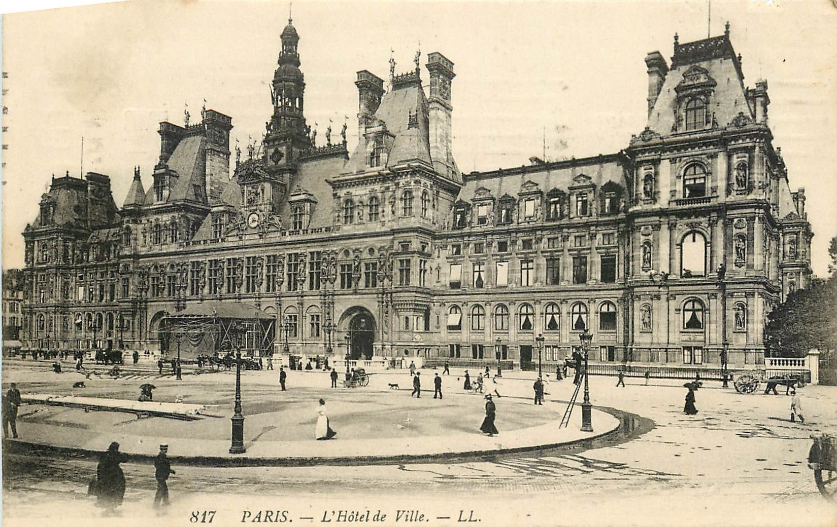 CPA Paris L'Hotel de Ville