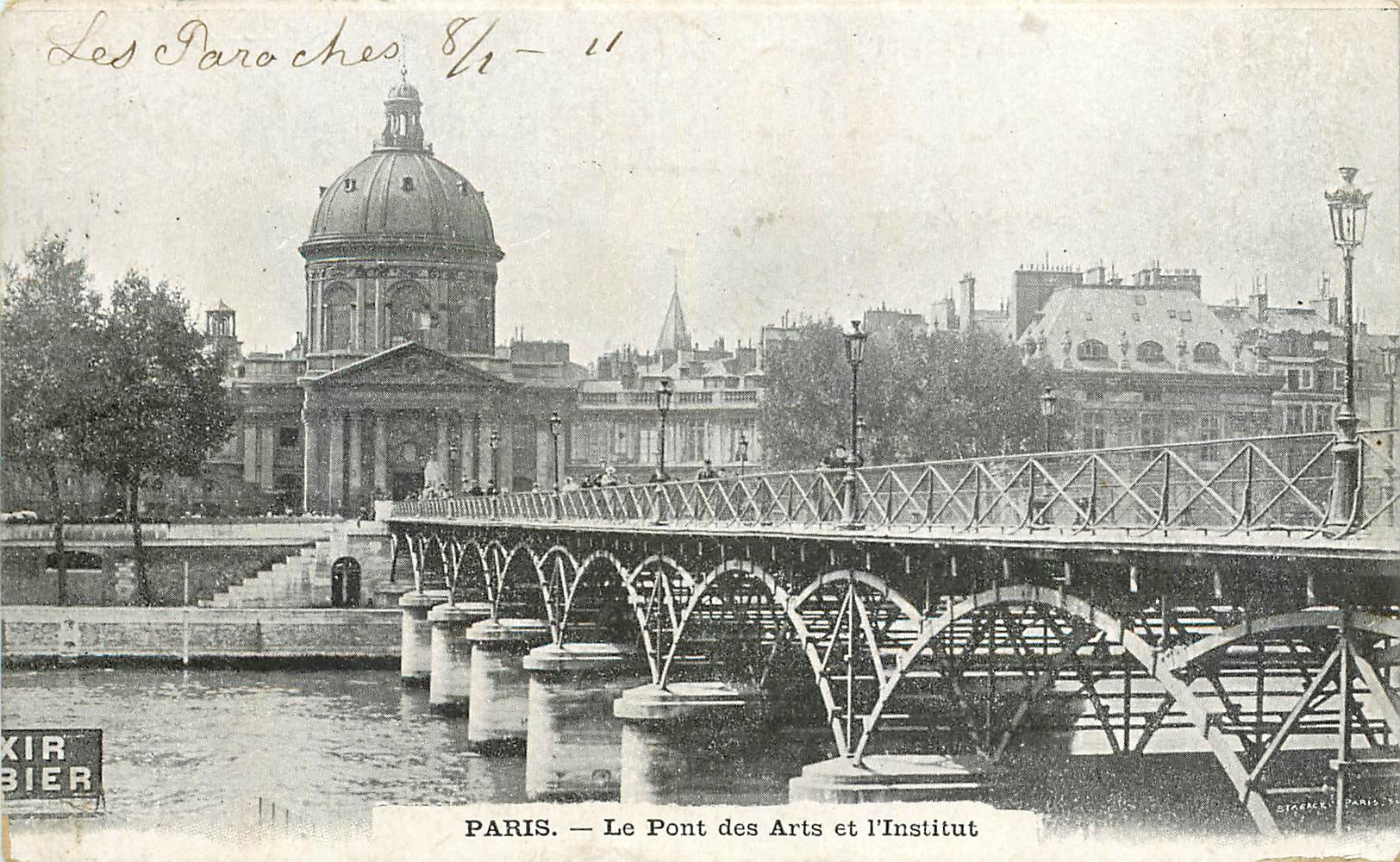 CPA Paris Le Pont des Arts et L'Institut 