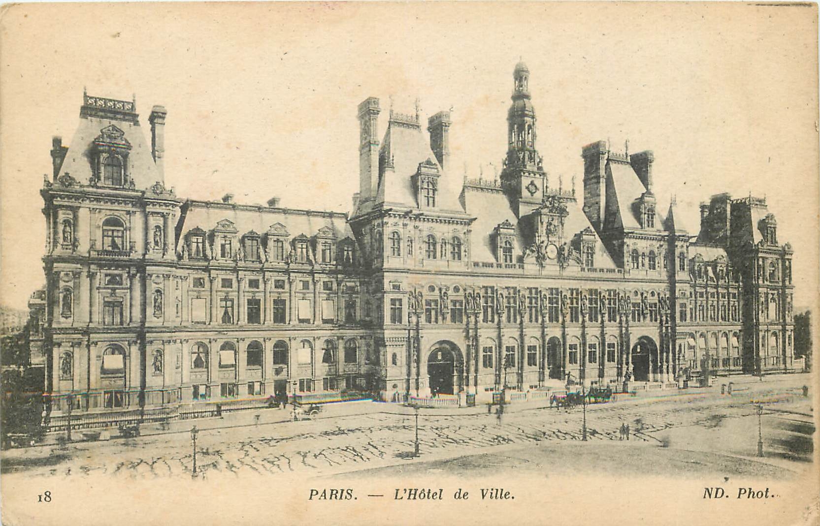 CPA Paris l'Hotel de Ville
