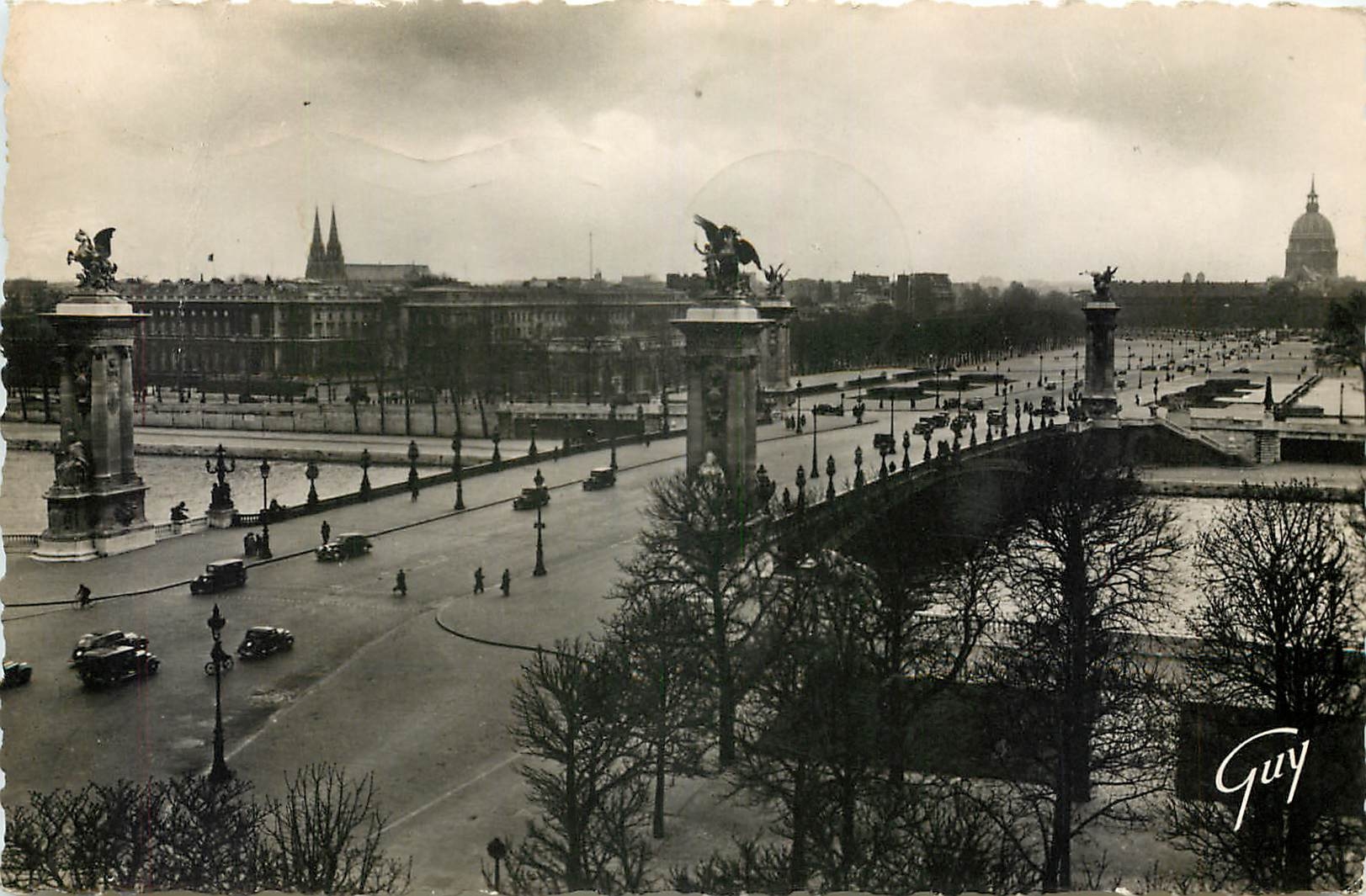 CPA Paris et ses Merveilles le Pont Alexandre III et l'esplanade des Invalides 
