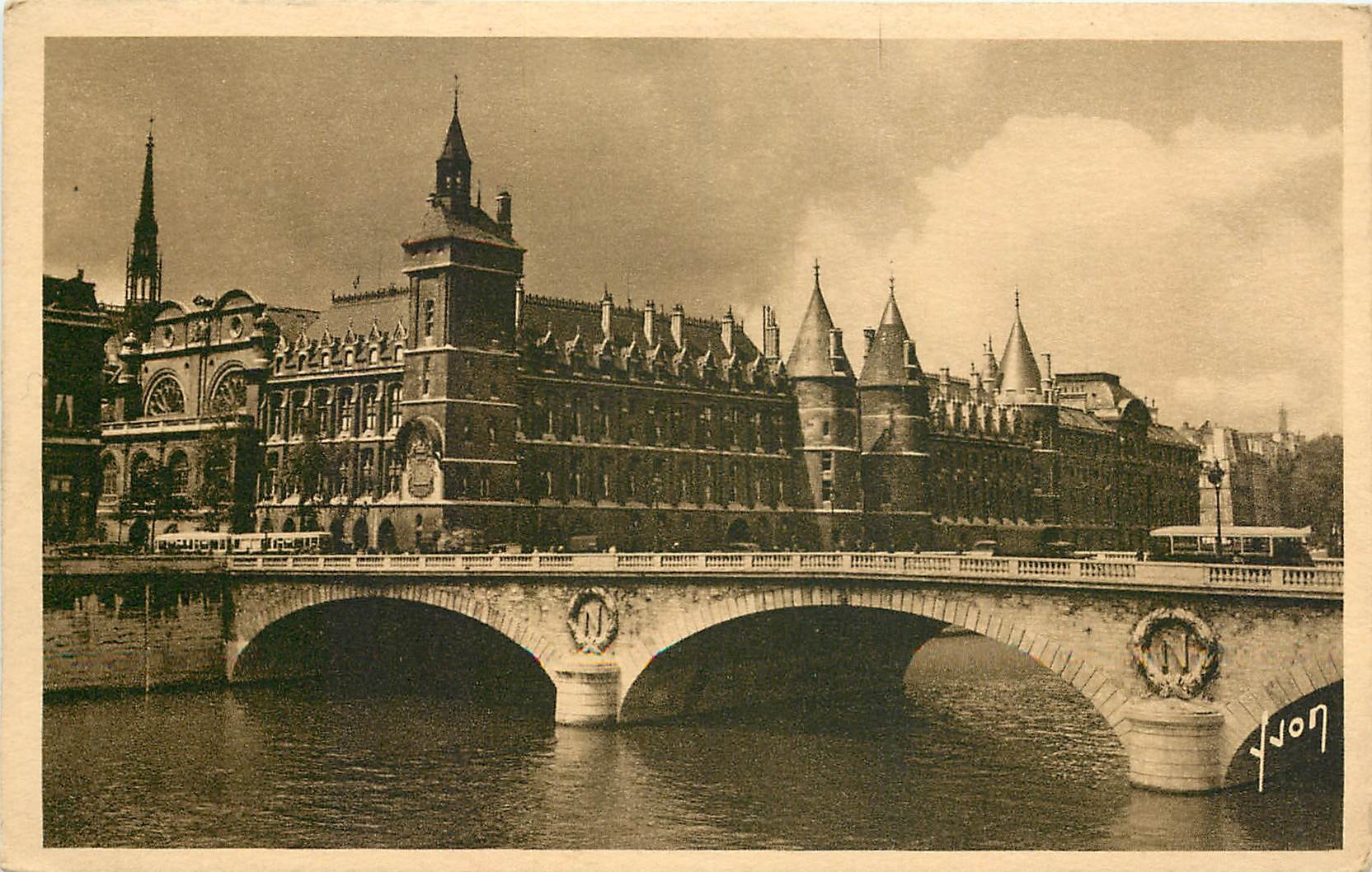 CPA Paris en Flanant la Conciergerie et le Pont au Change 