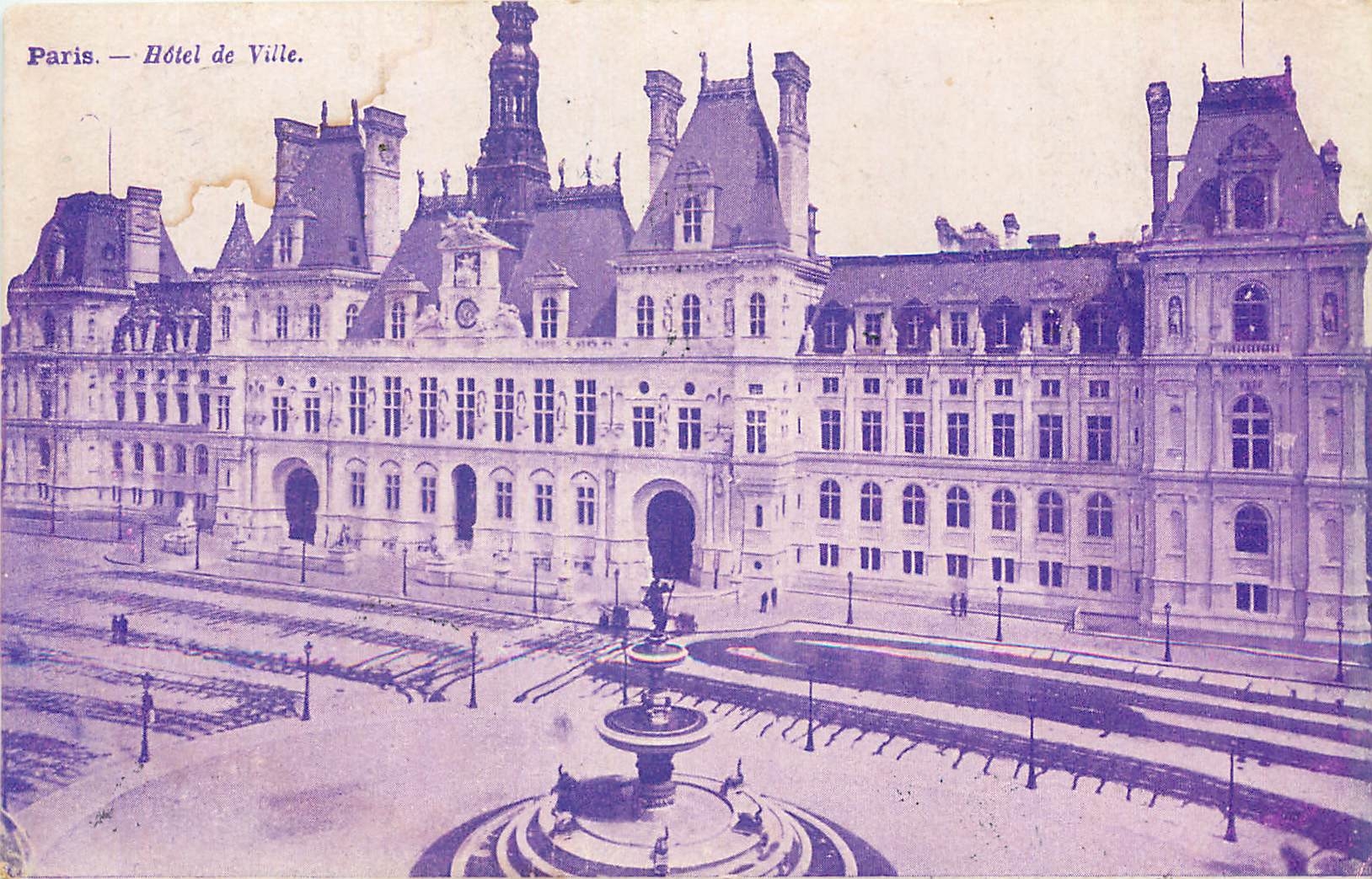 CPA Paris Hotel de Ville 