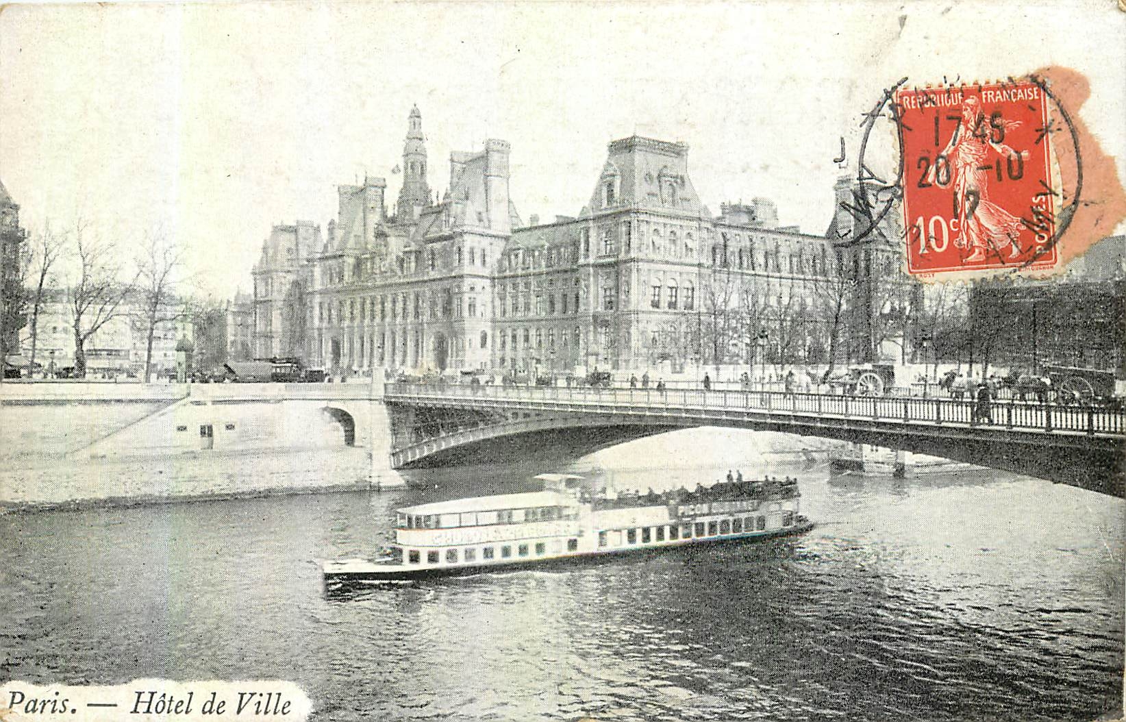 CPA Paris Hotel de Ville