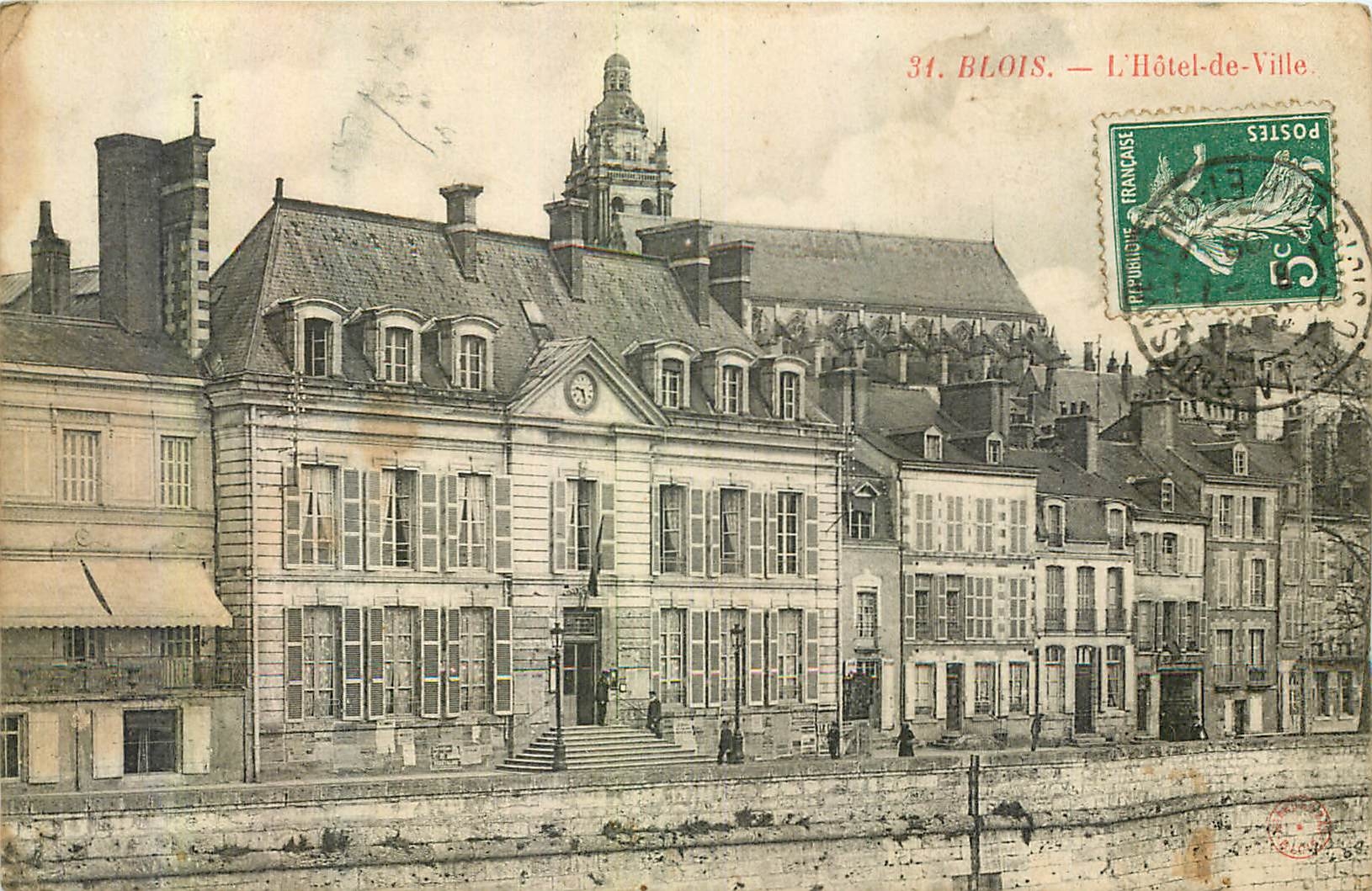 CPA Blois l'Hotel de ville 