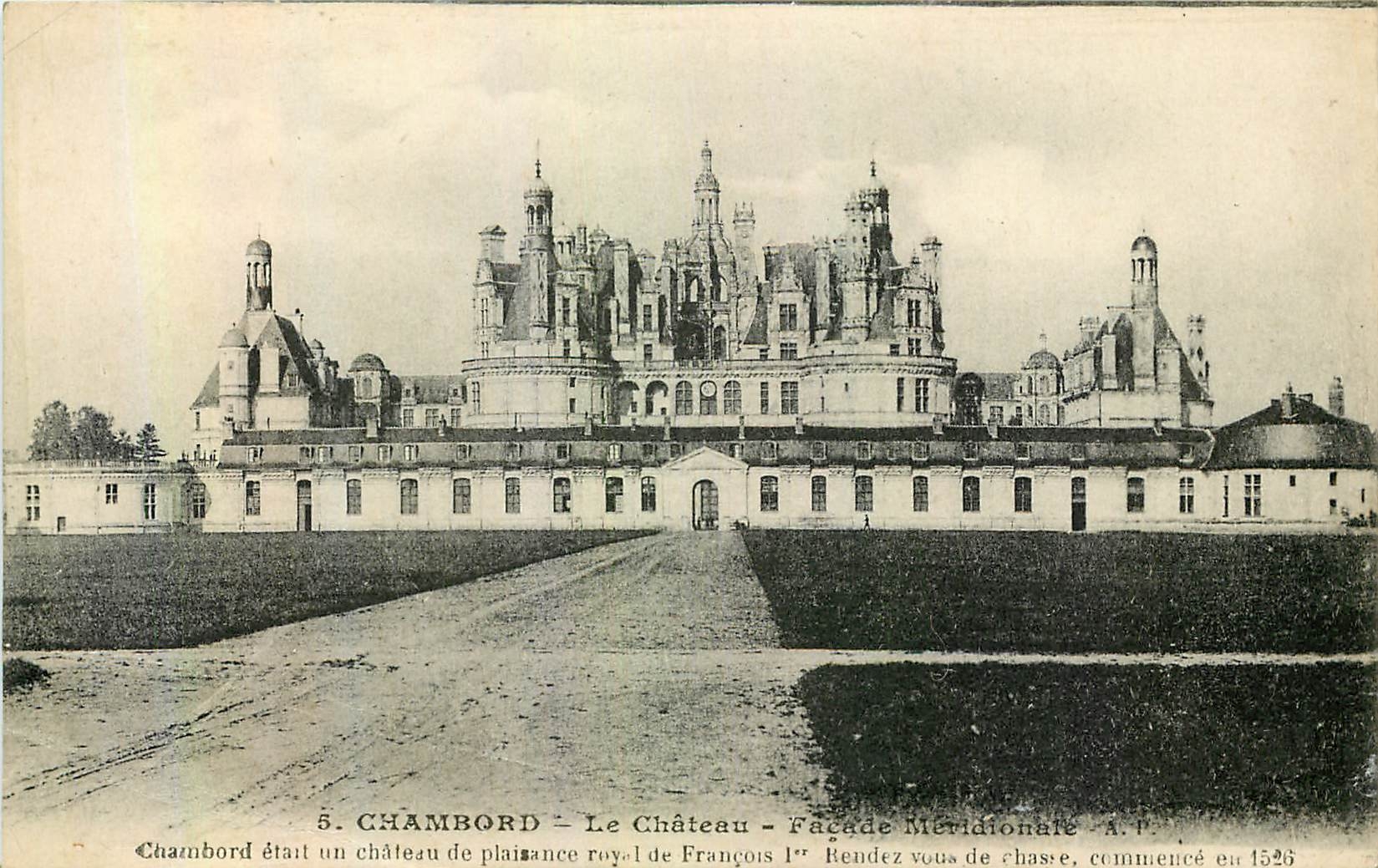 CPA Chambord le Chateau facade Meridionale 