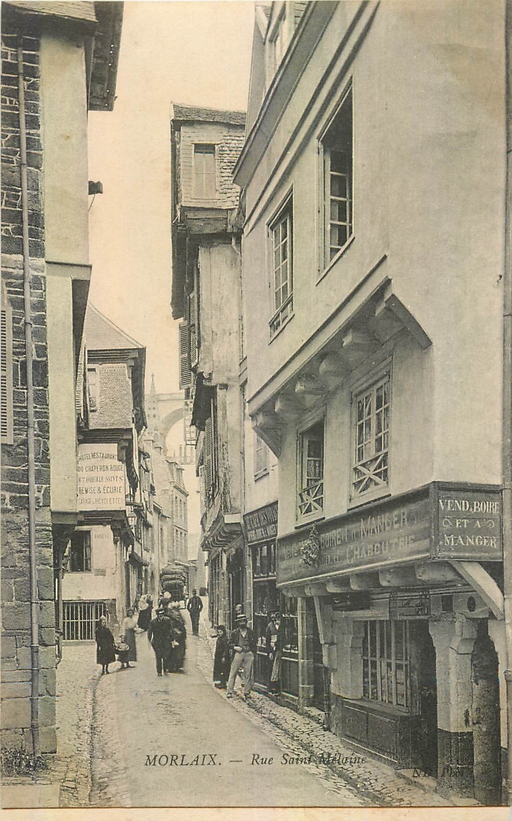 CPA Morlaix Rue Saint 