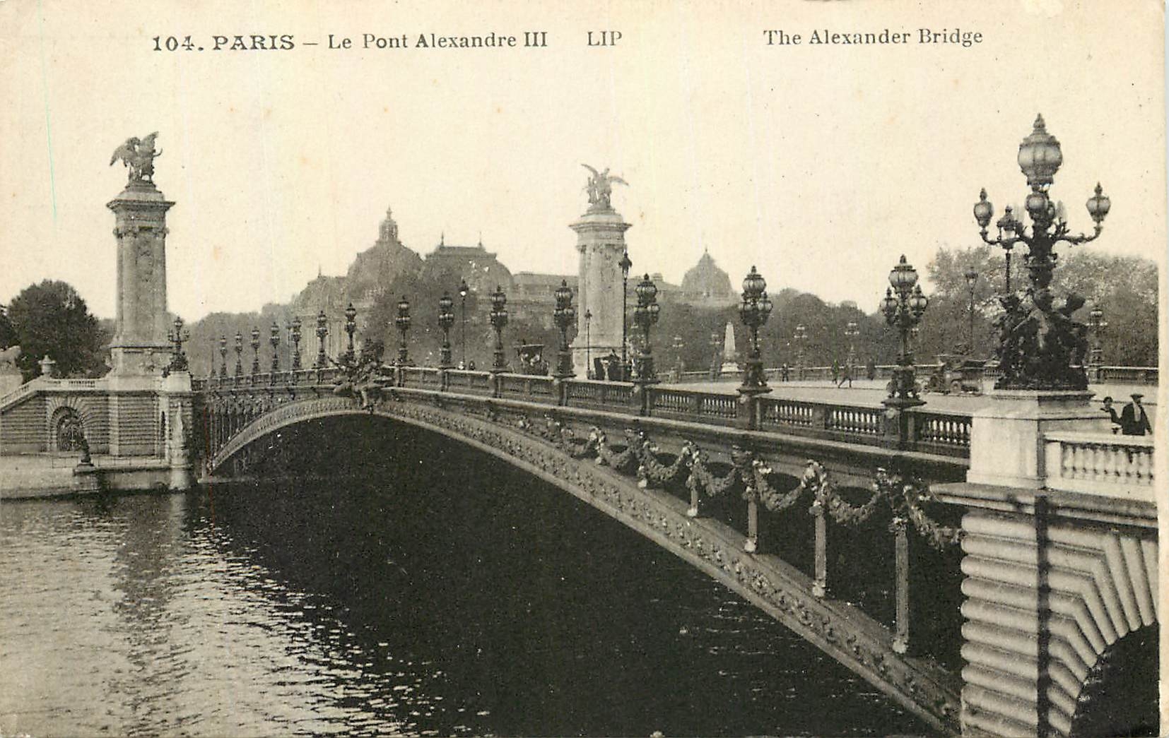 CPA Paris Le Pont Alexandre III 