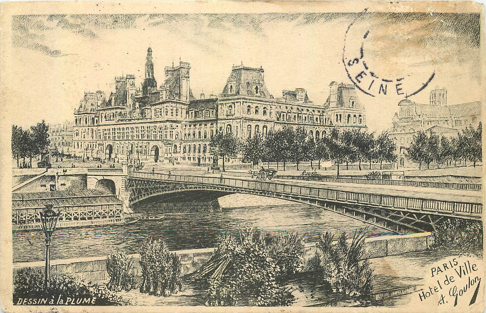 CPA Paris Hotel de Ville