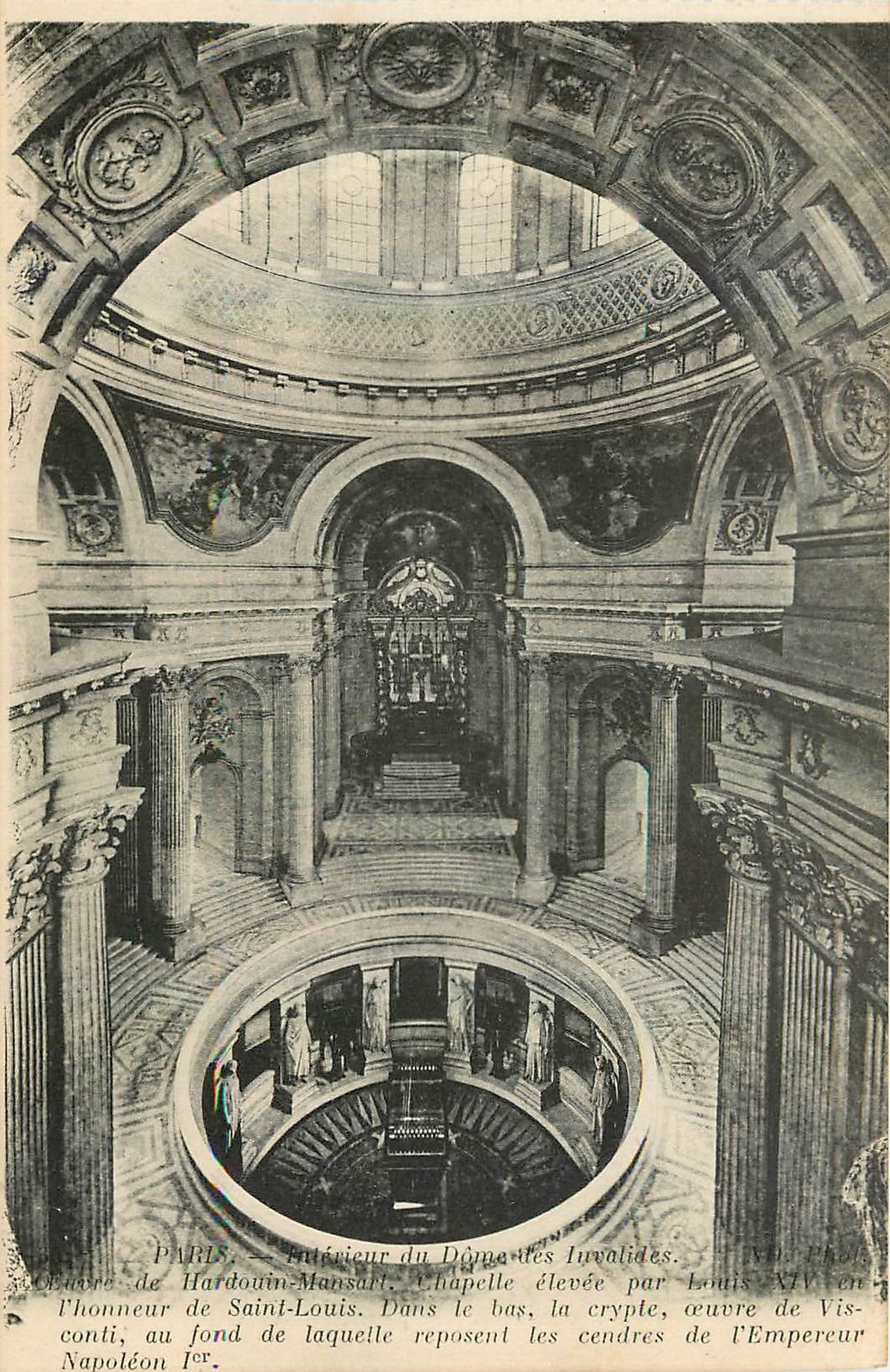 CPA Paris Interieur du Dome de Invalides