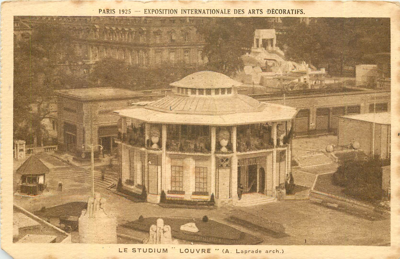 CPA Paris Le Studium Louvre Exposition internationale des Arts decoratifs 