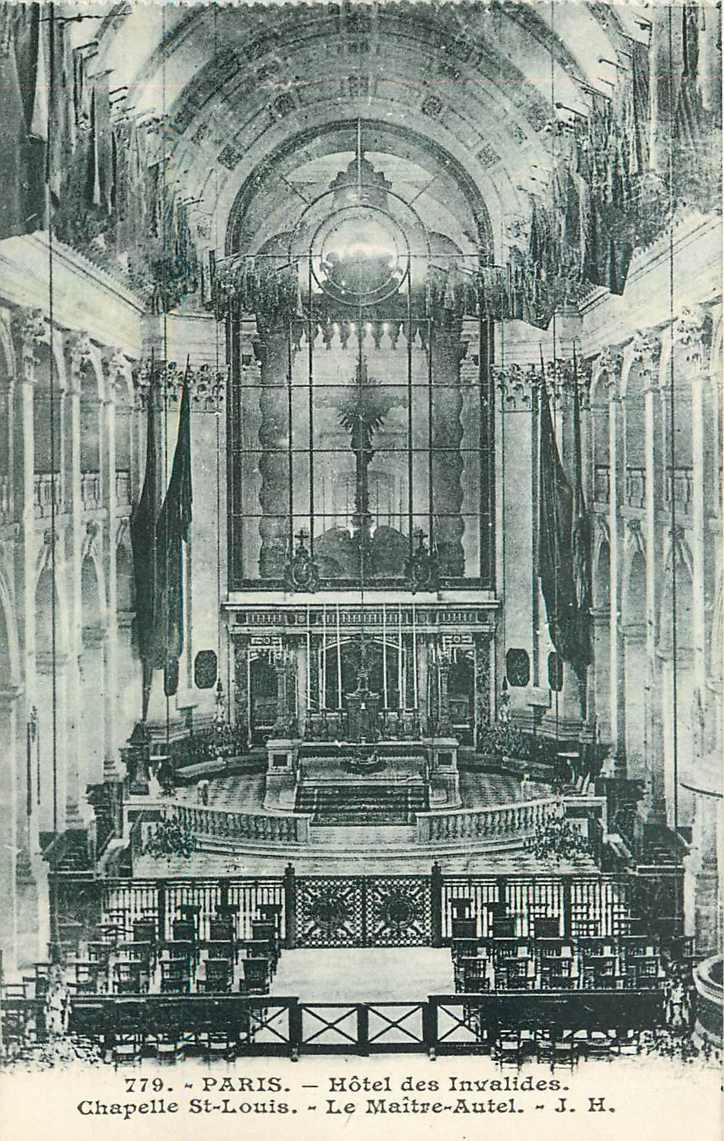 CPA Paris Hotel des Invalides Chapelle St Louis Le Maitre Autel