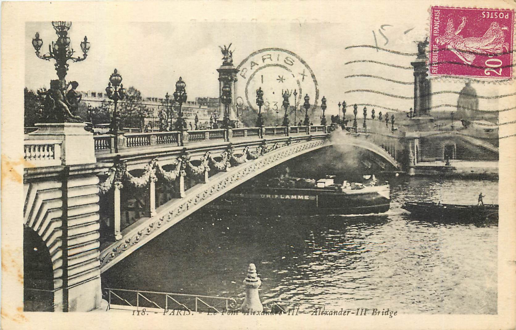 CPA Paris Le Pont Alexandre III 