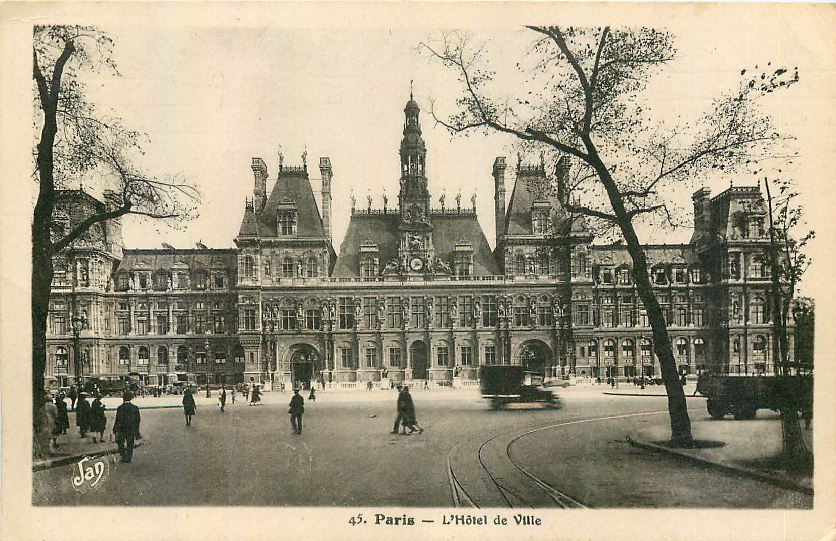 CPA Paris L'Hotel de Ville