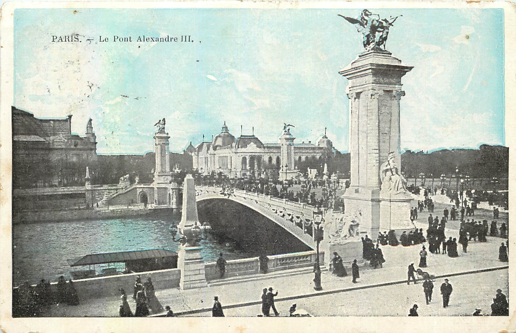 CPA Paris Le Pont Alexandre III 