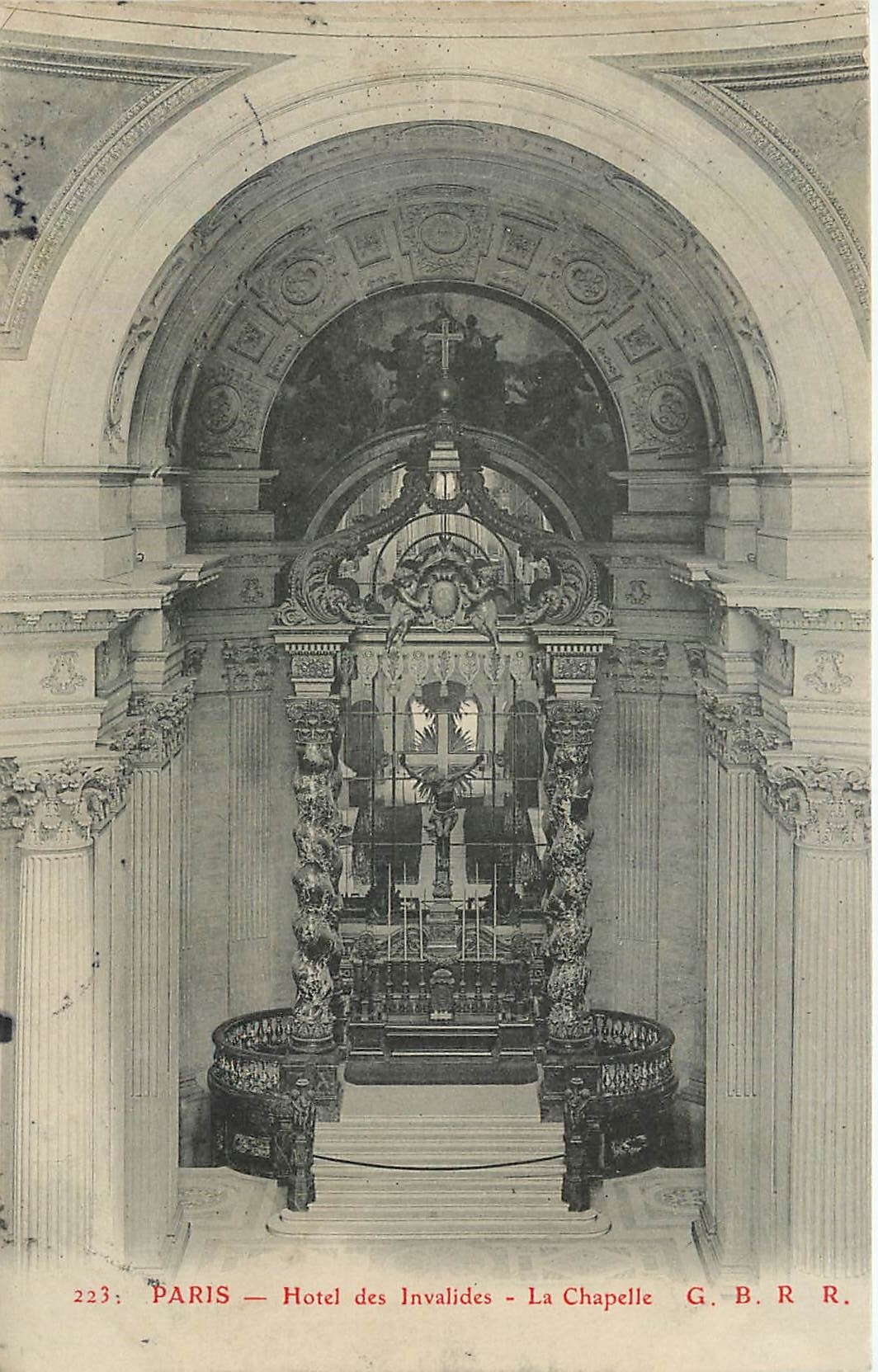 CPA Paris Hotel des Invalides la chapelle